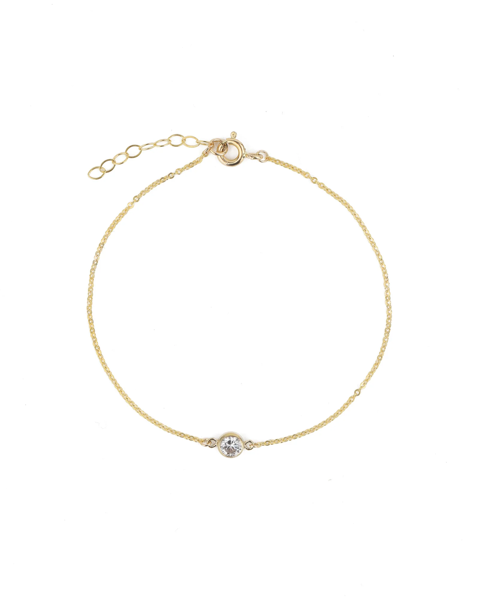 Single 4mm CZ Bracelet