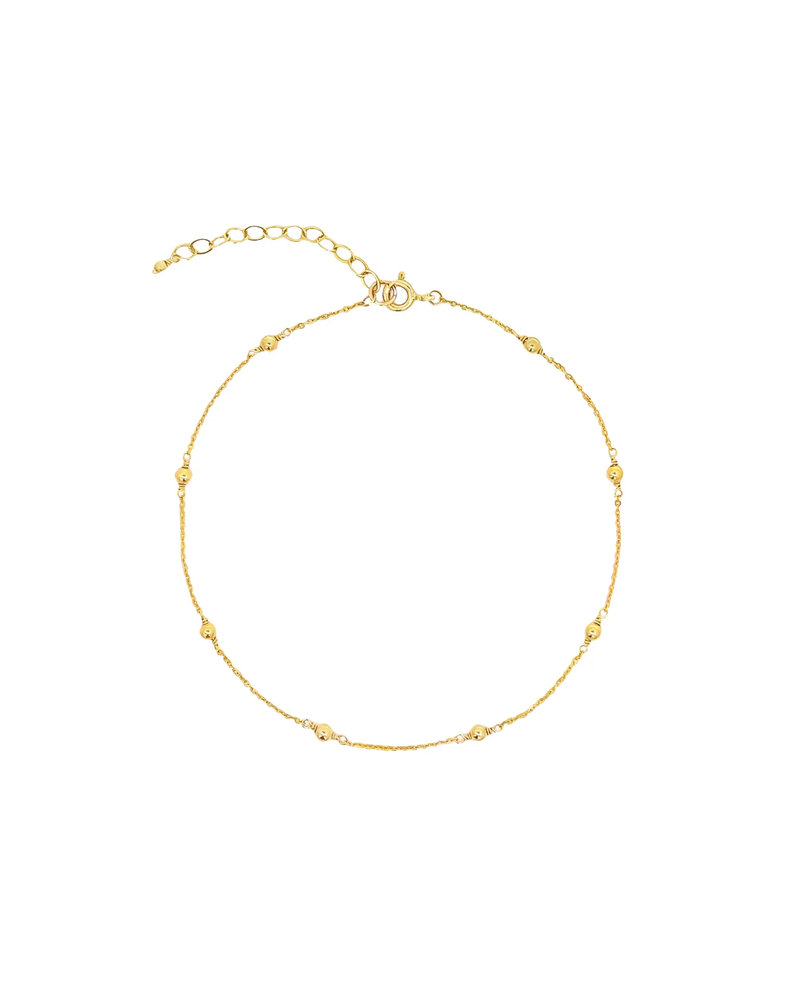 Beaded Station Anklet