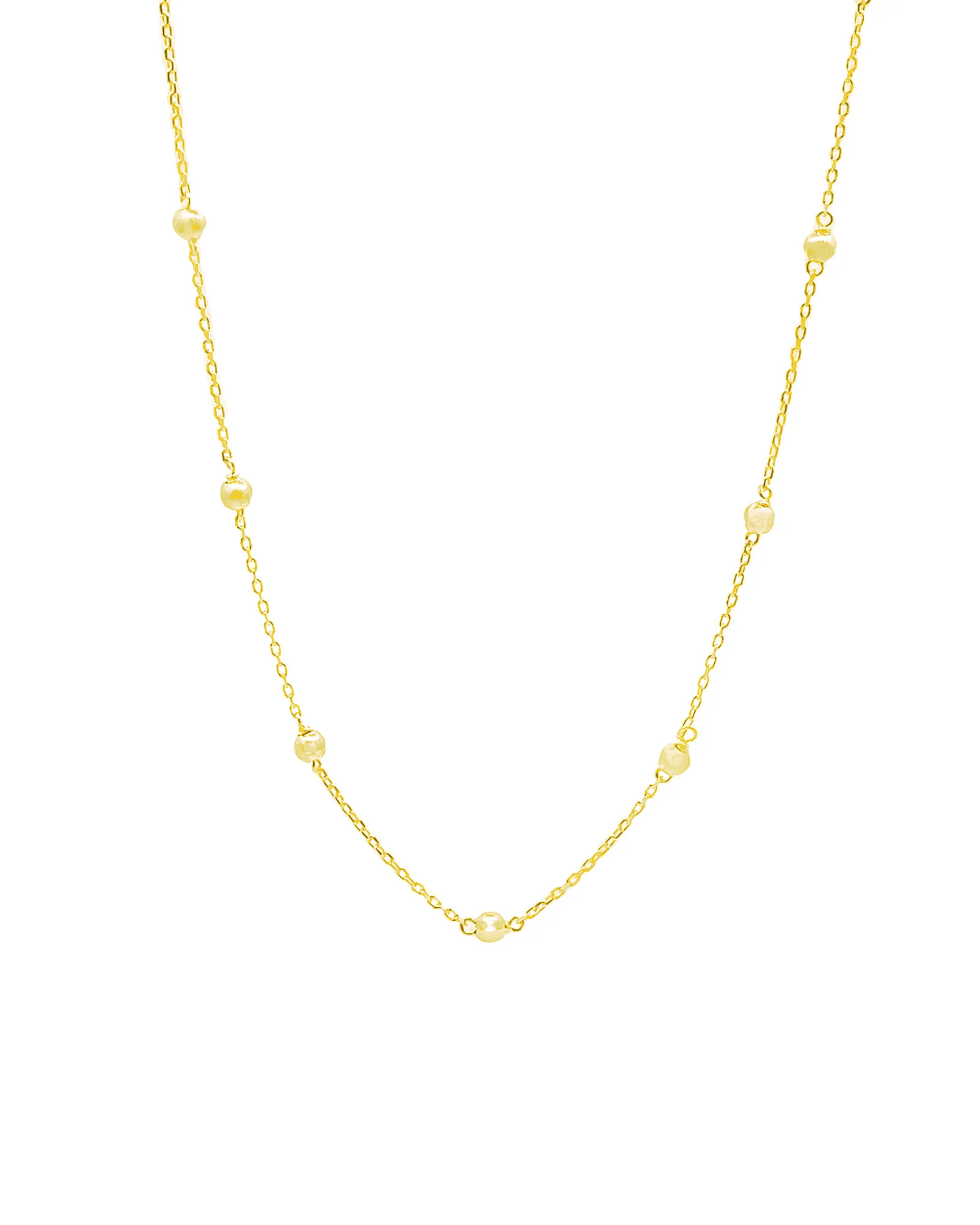 Beaded Station Necklace