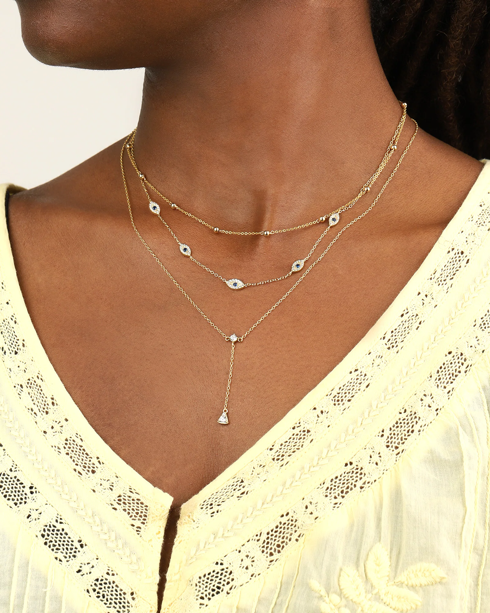 Beaded Station Necklace - Image 2
