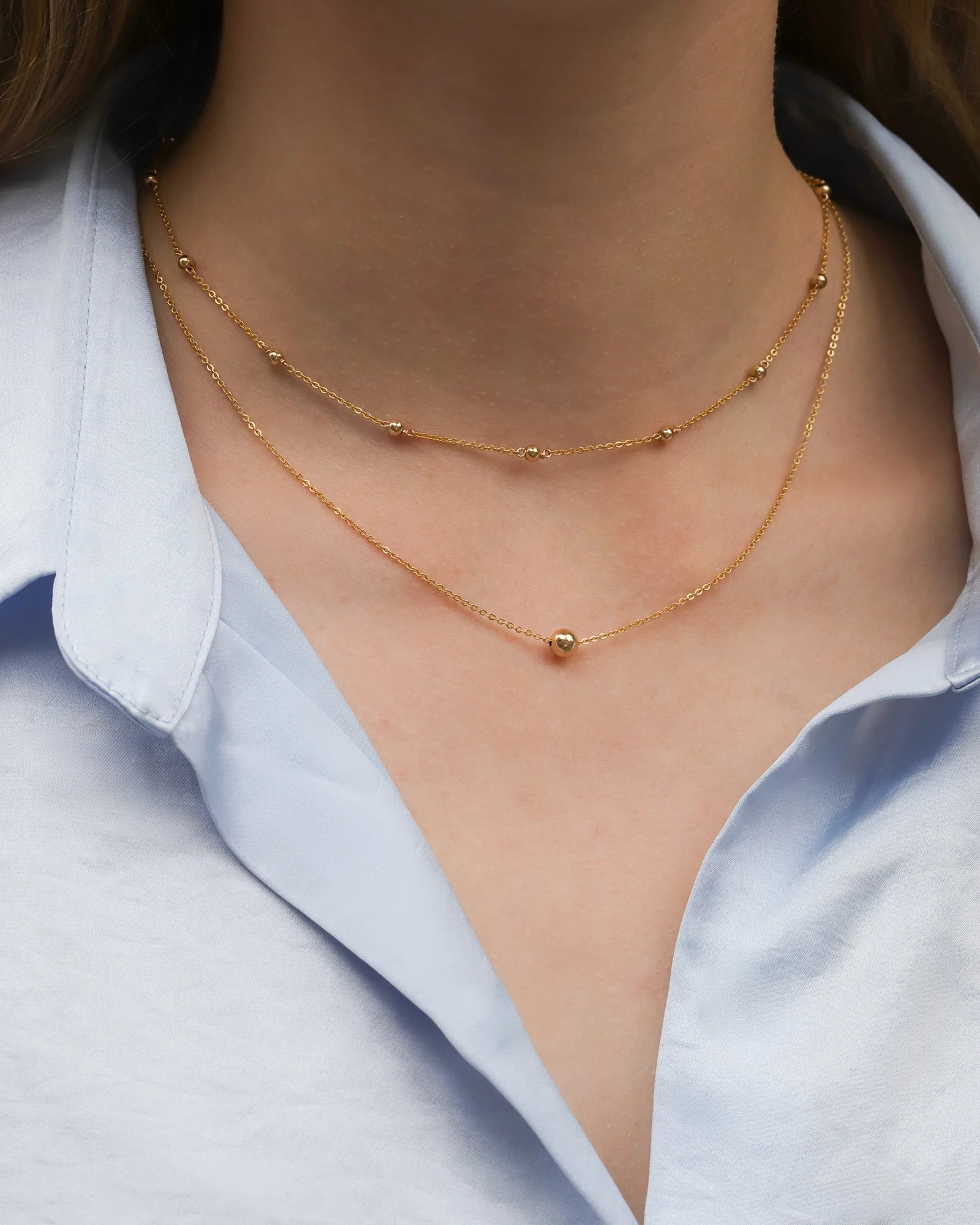 Beaded Station Necklace - Image 3