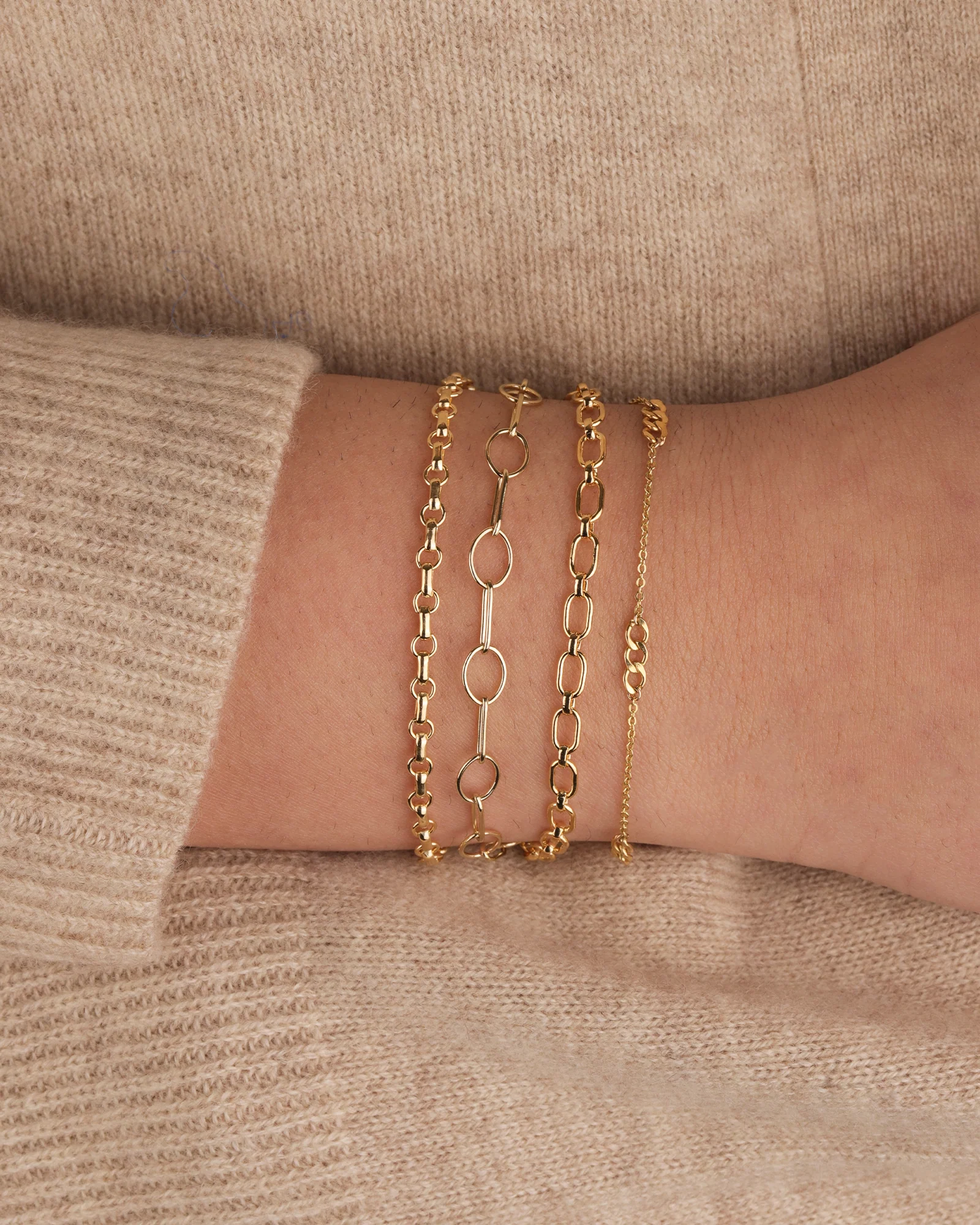 Belcher Rolo Chain Bracelet | Small - Image 2