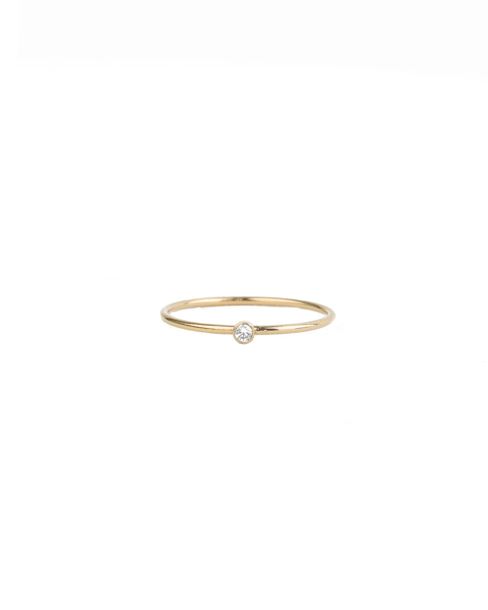 Bezel CZ Ring