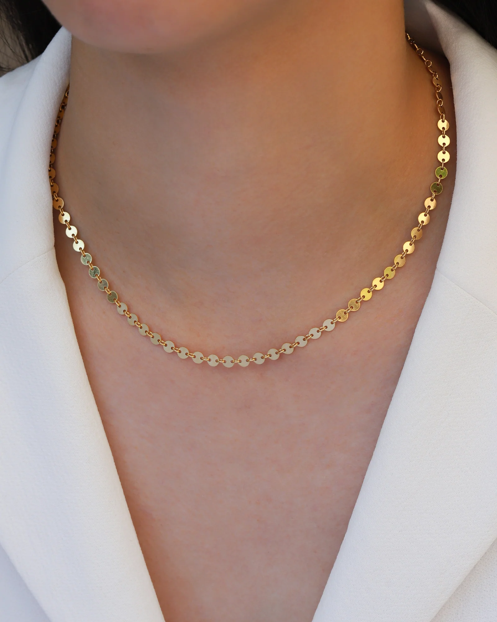 Coin Chain Necklace - Image 3
