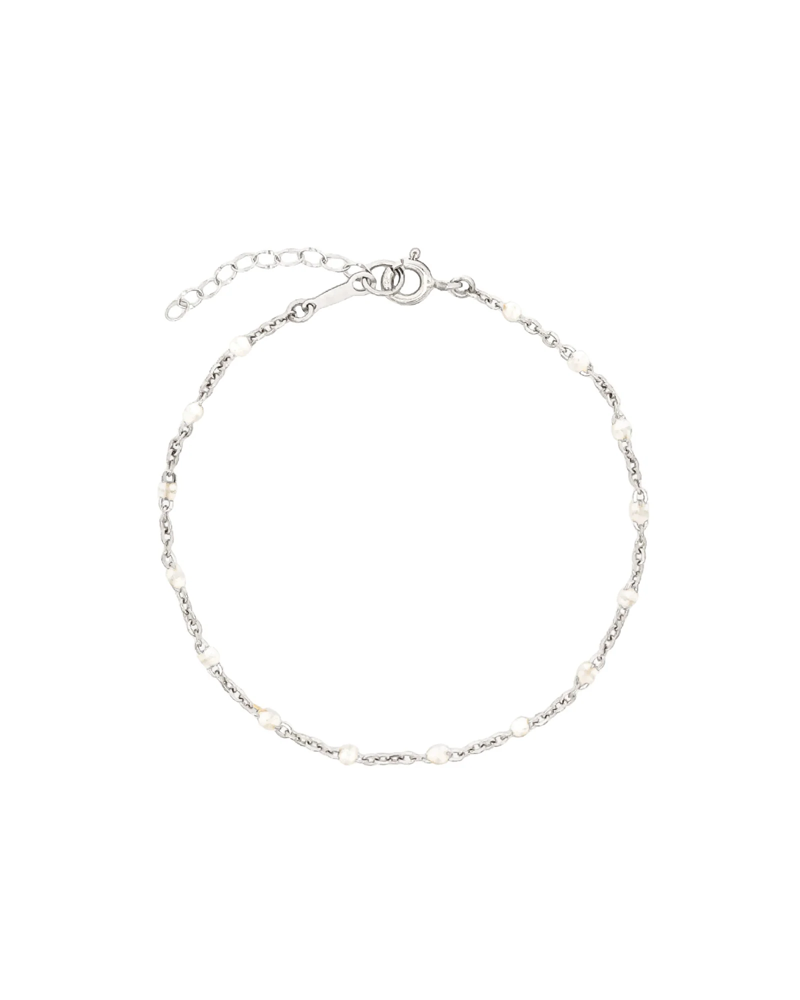 Enamel Beaded Chain Bracelet