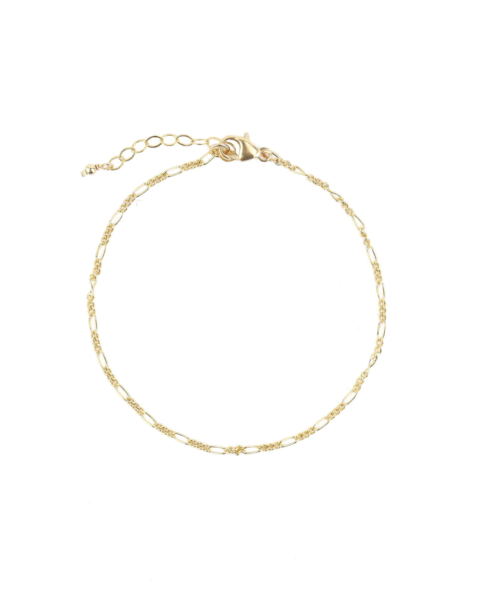Figaro Chain Bracelet | Small