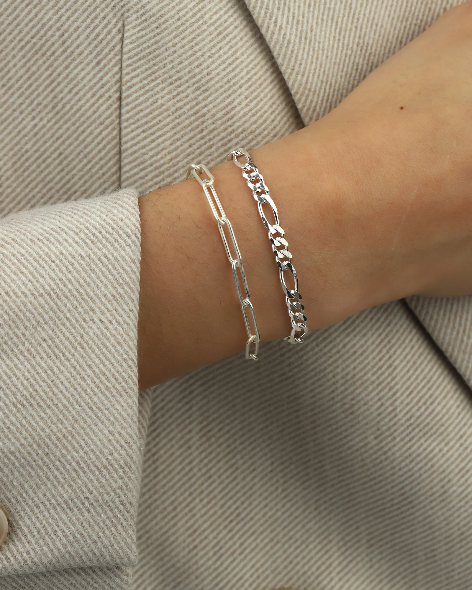 Figaro Chain Bracelet | XL - Image 2