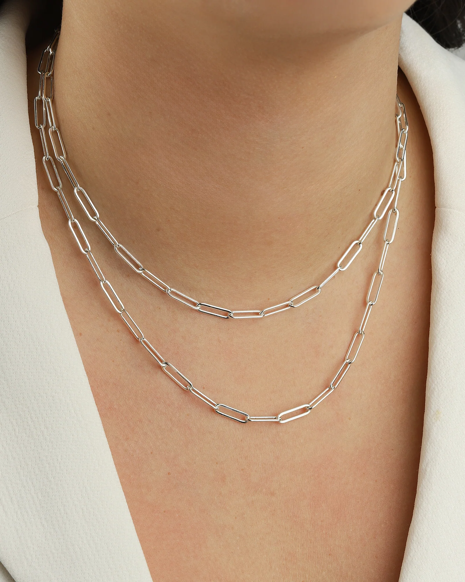 Paperclip Chain Necklace | Large - Image 3