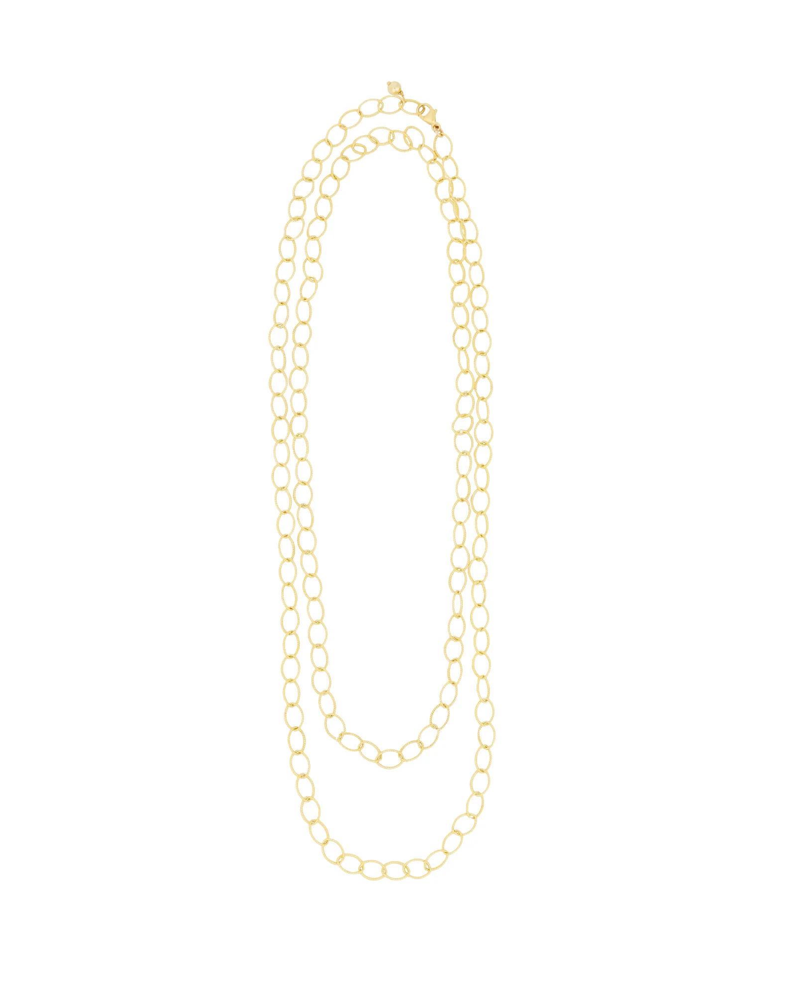 Oval Twist Cable Necklace - Image 3