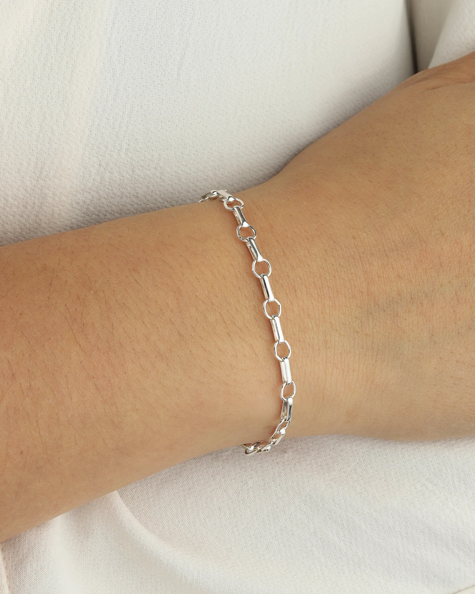 Belcher Rolo Chain Bracelet | Large - Image 3