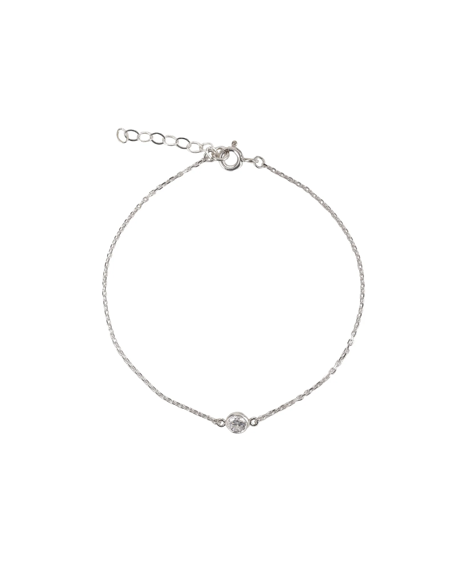 Single 4mm CZ Bracelet