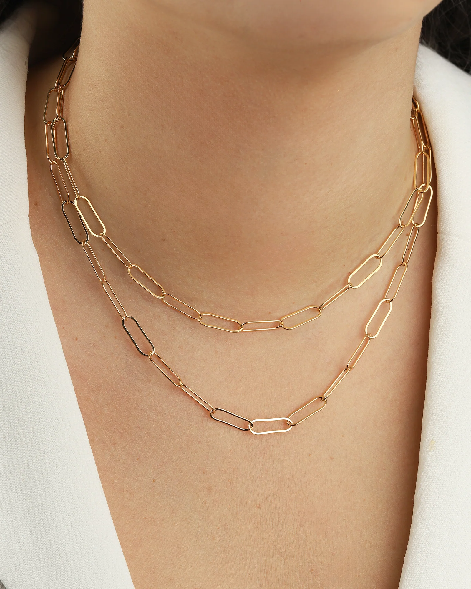 Paperclip Chain Necklace | XL - Image 2
