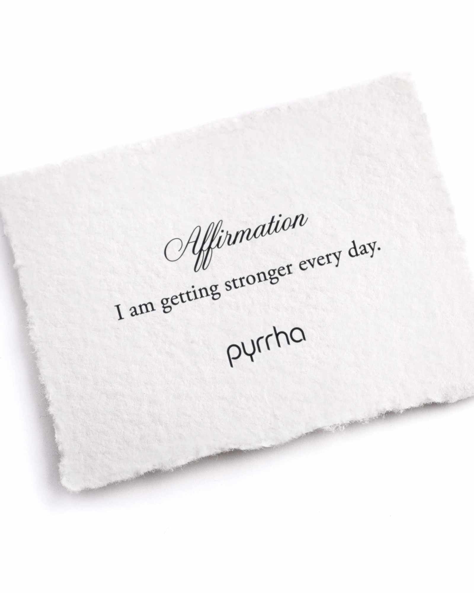 I Am Getting Stronger Every Day Affirmation Talisman - Image 2