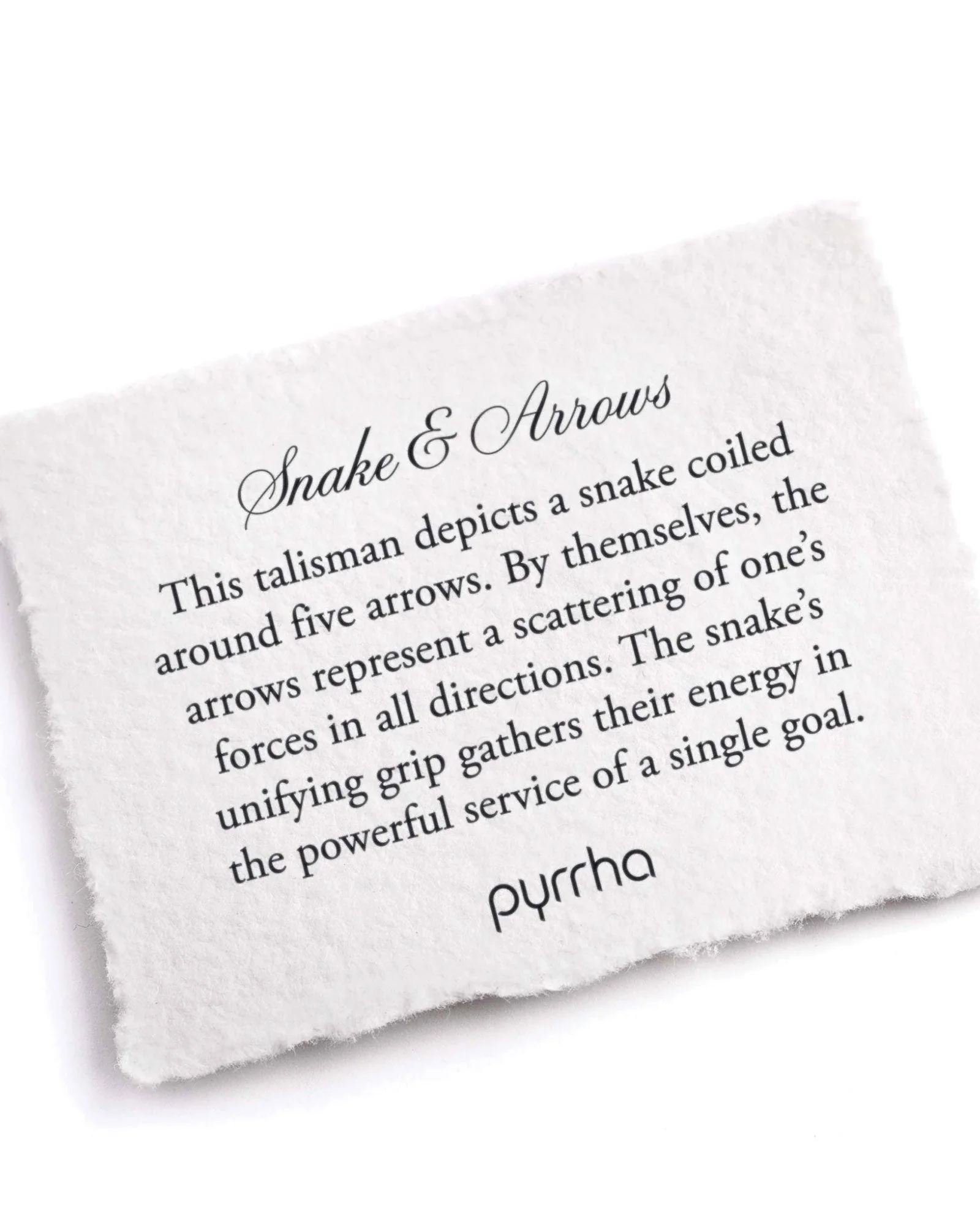 Snake & Arrows Talisman - Image 2