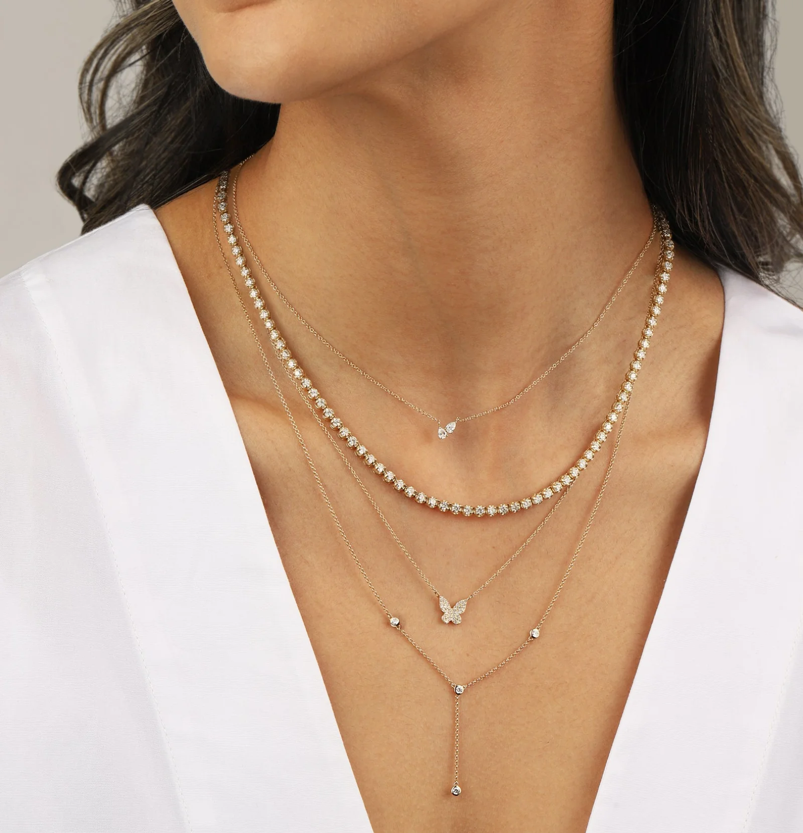 Diamond Bezel Lariat - Image 2