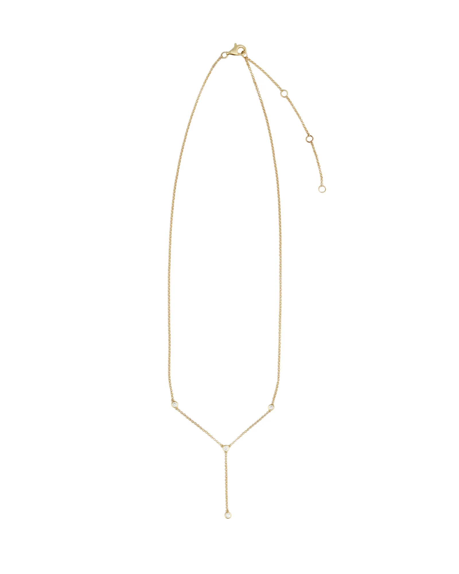 Diamond Bezel Lariat - Image 3