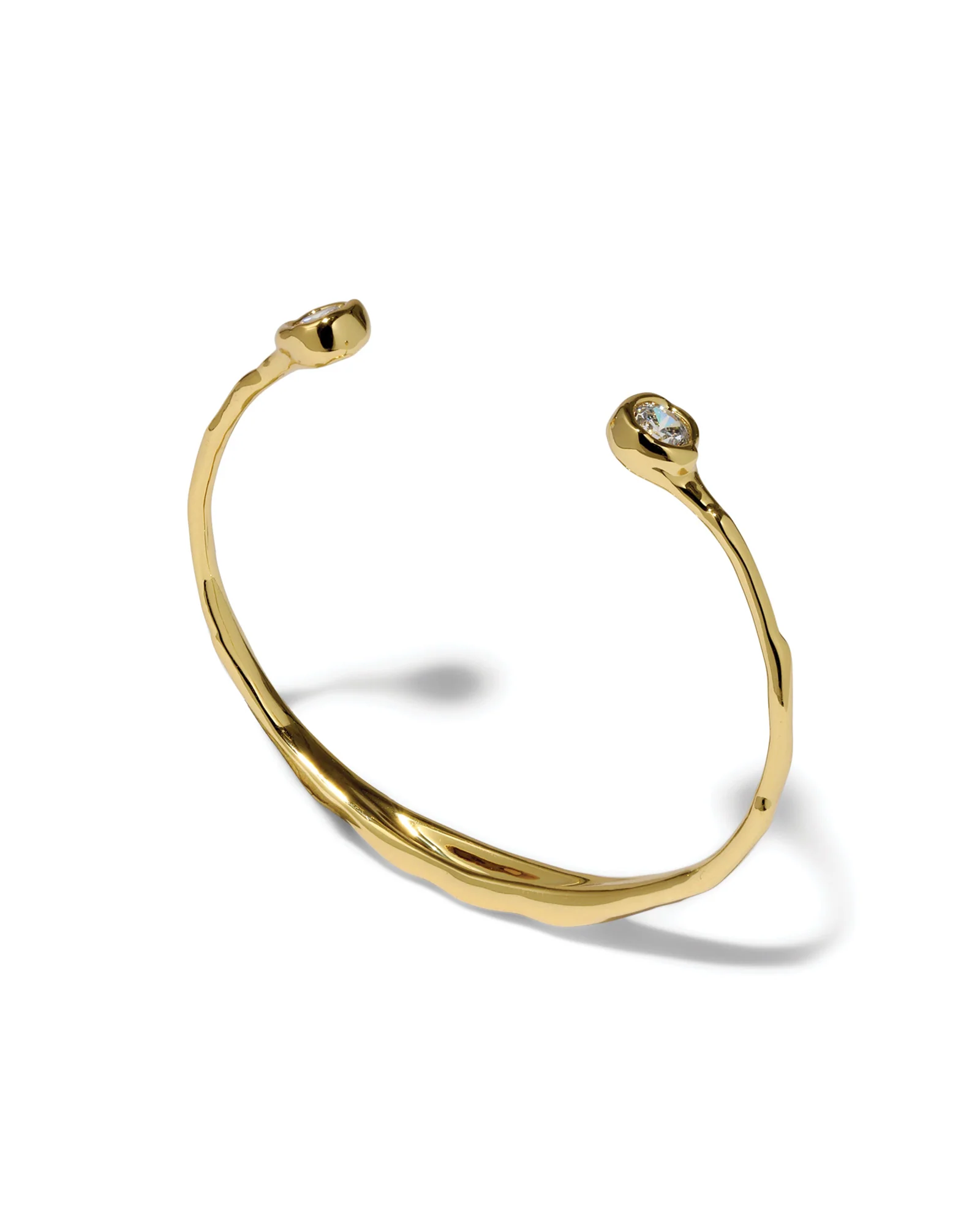 Asterales Crystal Skinny Capped Cuff Bracelet - Image 3