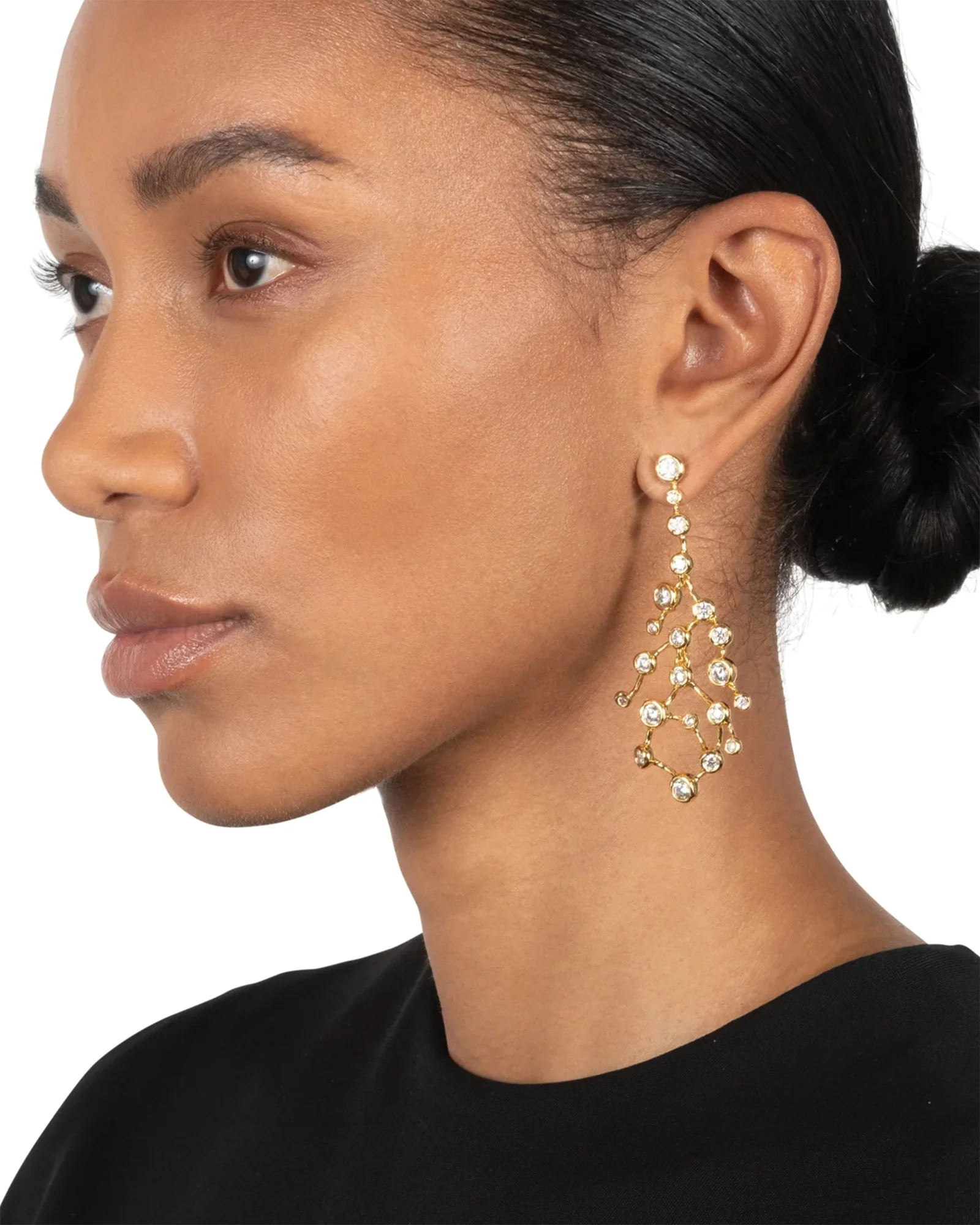 Asterales Gold Celestial Earrings - Image 2