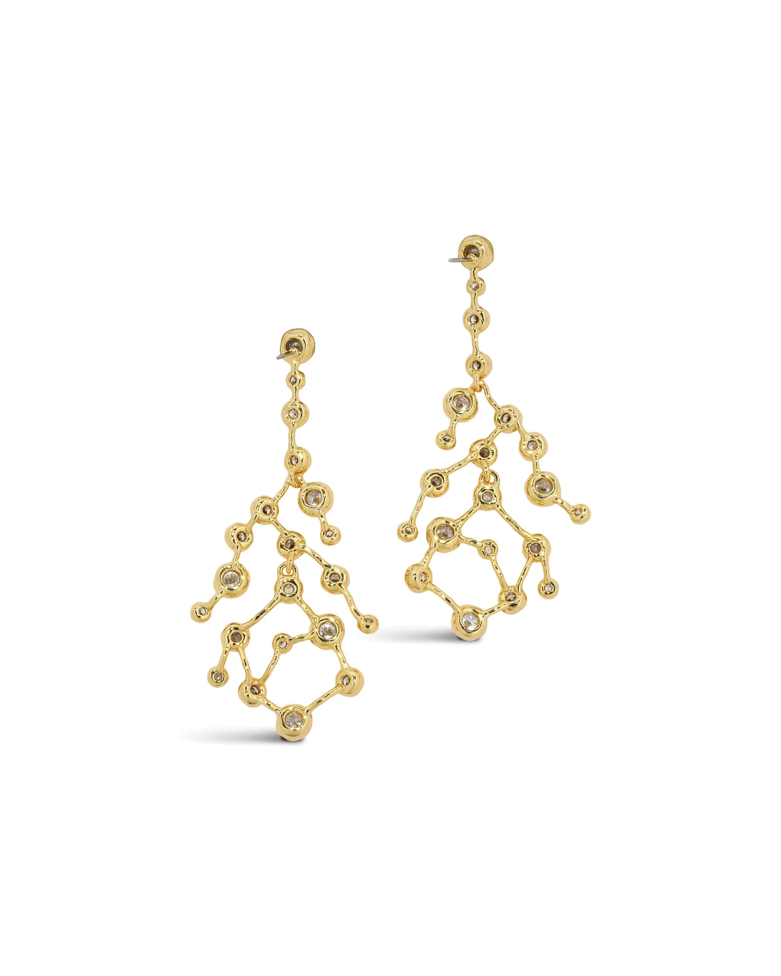 Asterales Gold Celestial Earrings - Image 3