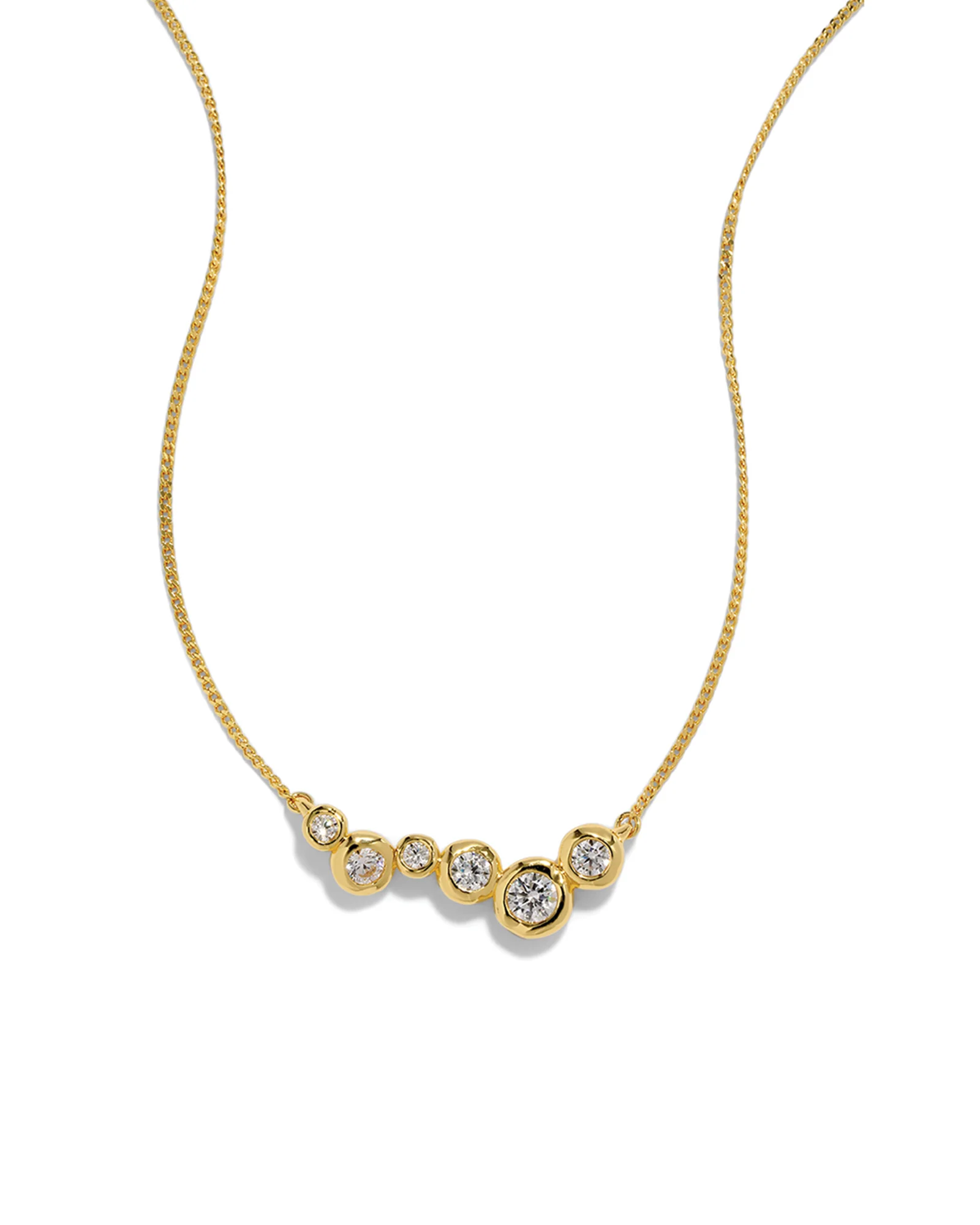 Asterales Gold CZ Constellation Necklace