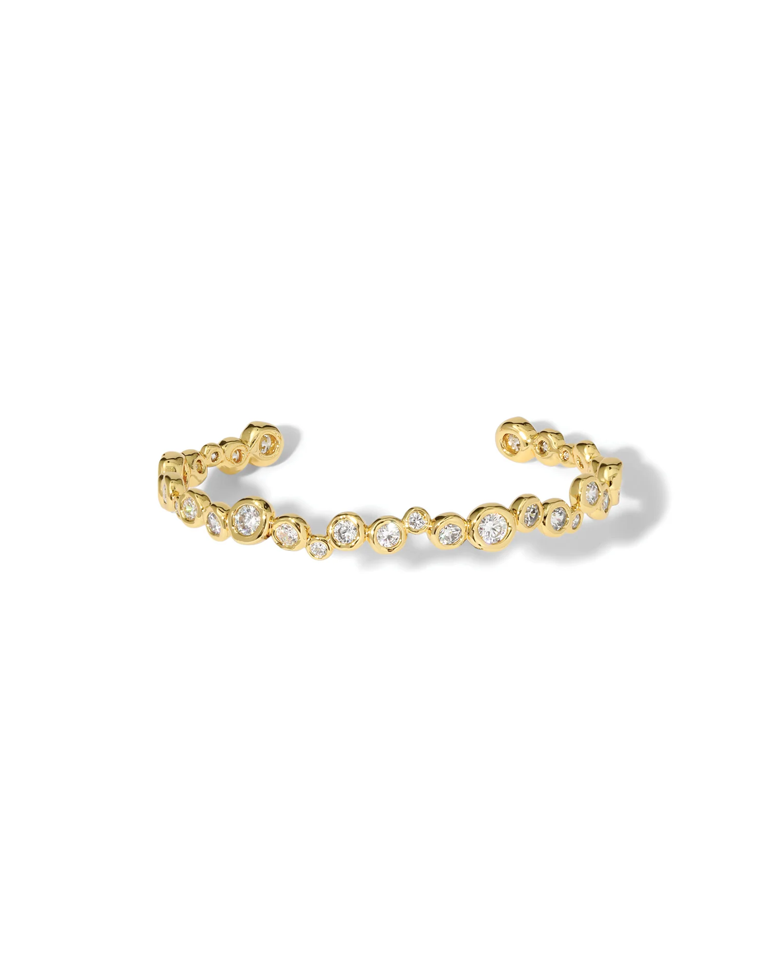 Asterales Gold CZ Skinny Cuff
