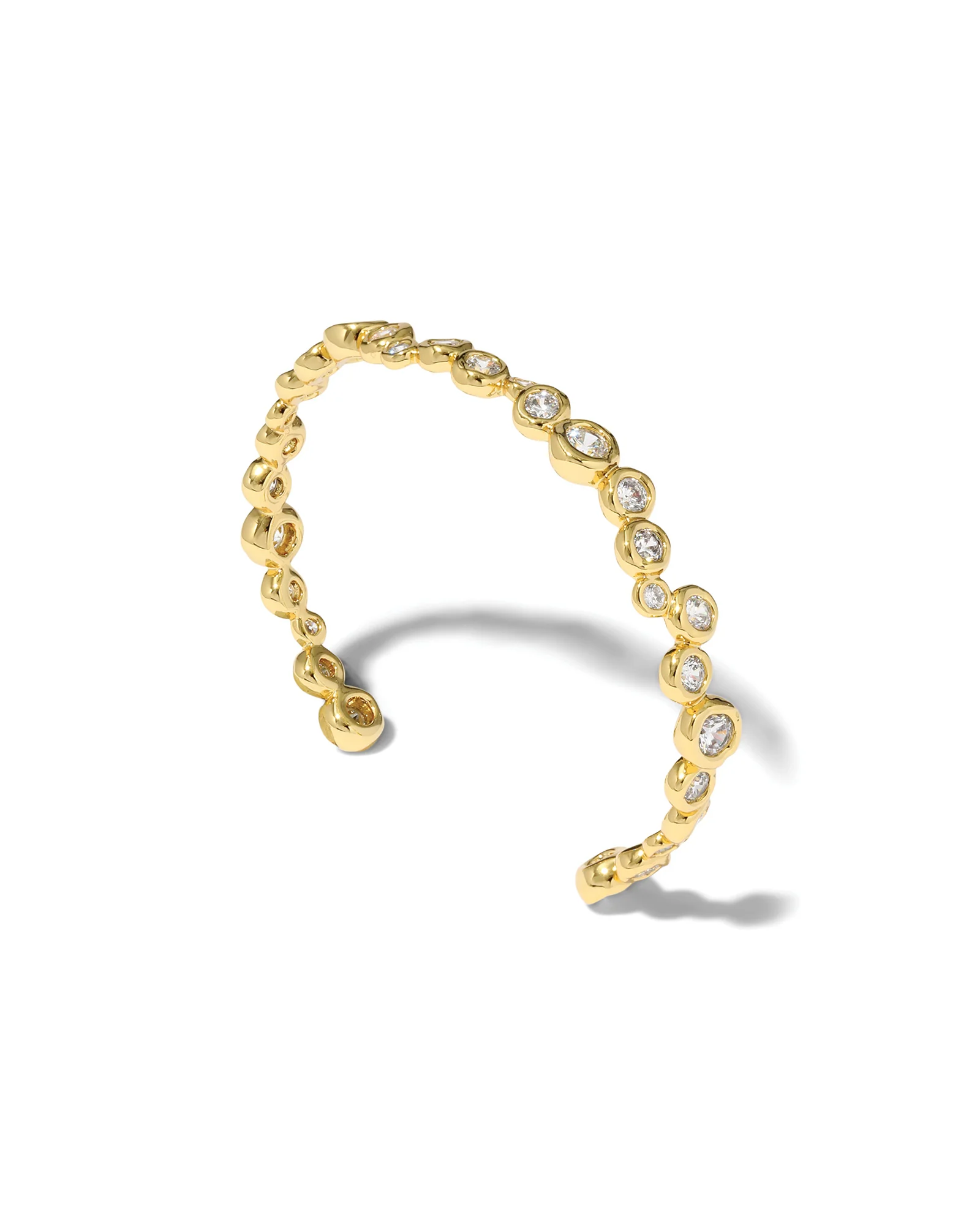 Asterales Gold CZ Skinny Cuff - Image 3