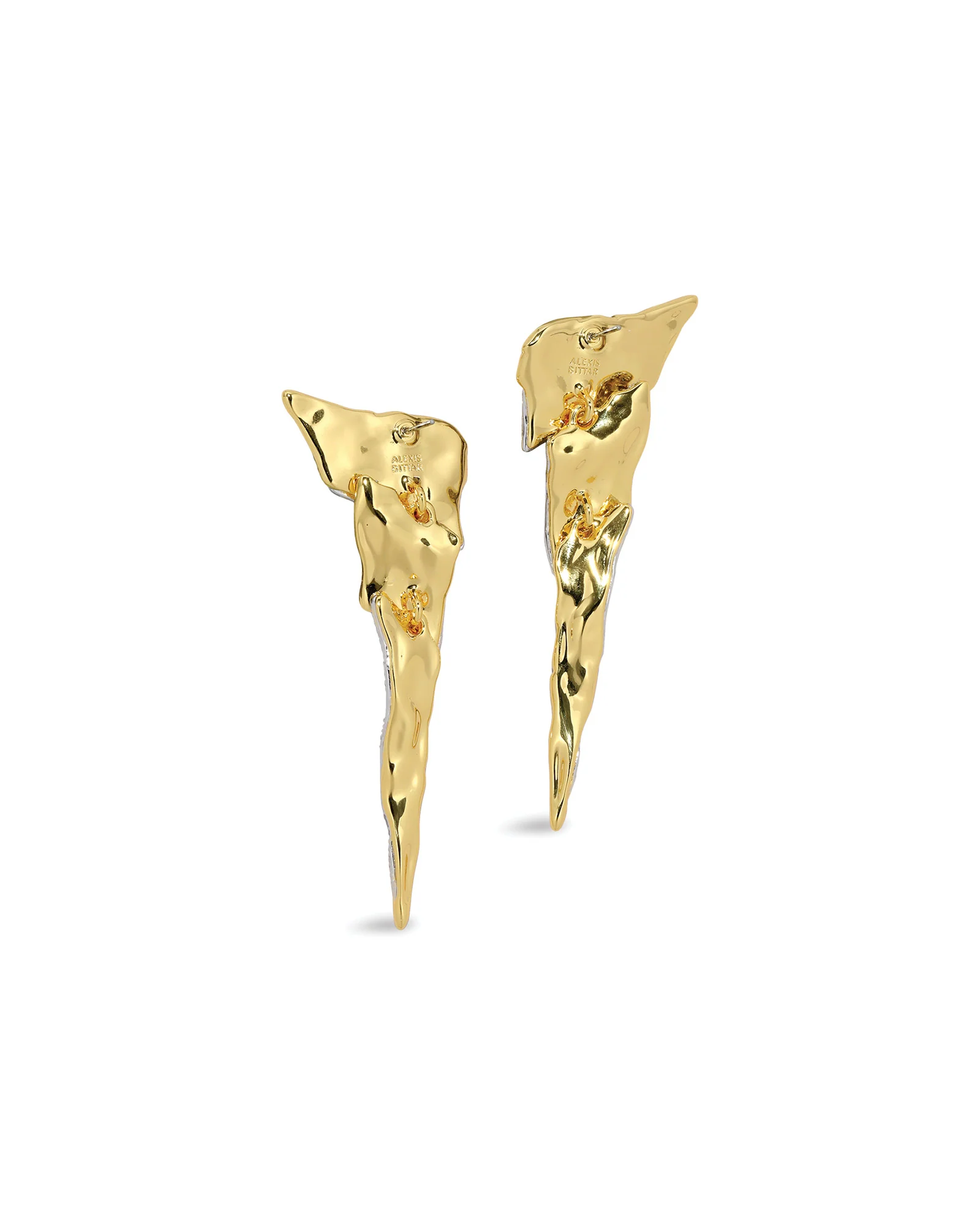 Solanales Crystal Cascade Post Earrings - Image 3