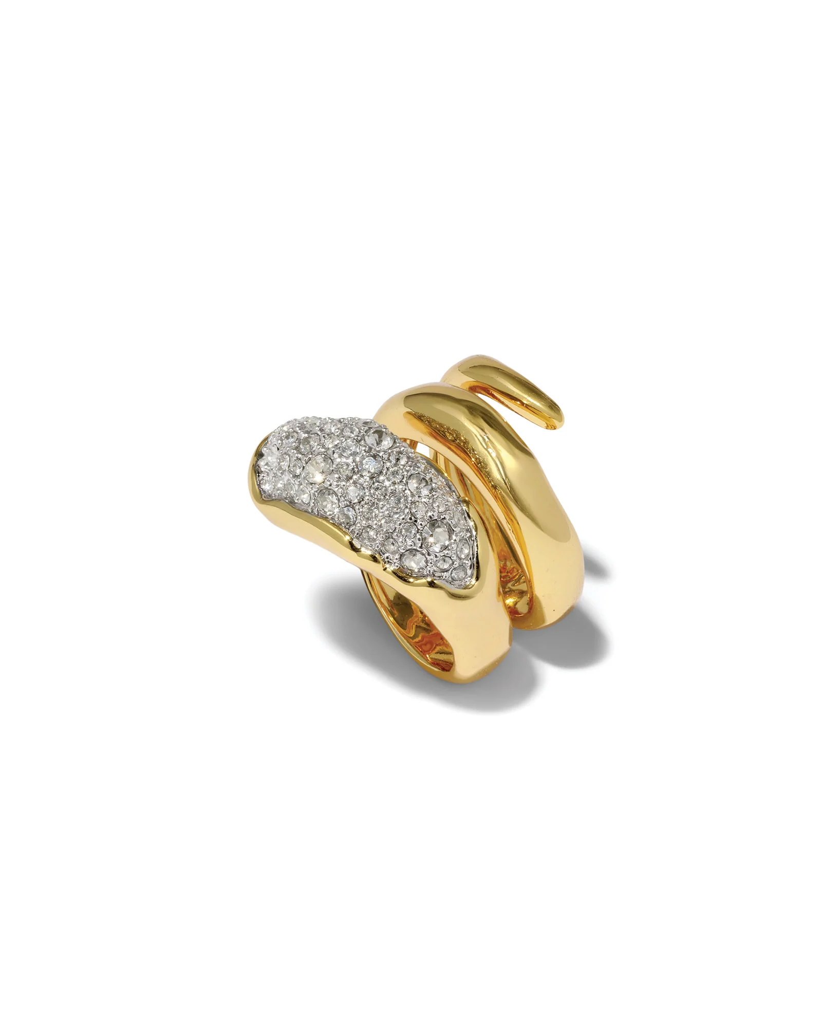 Solanales Crystal Coiled Pebble Ring - Image 3