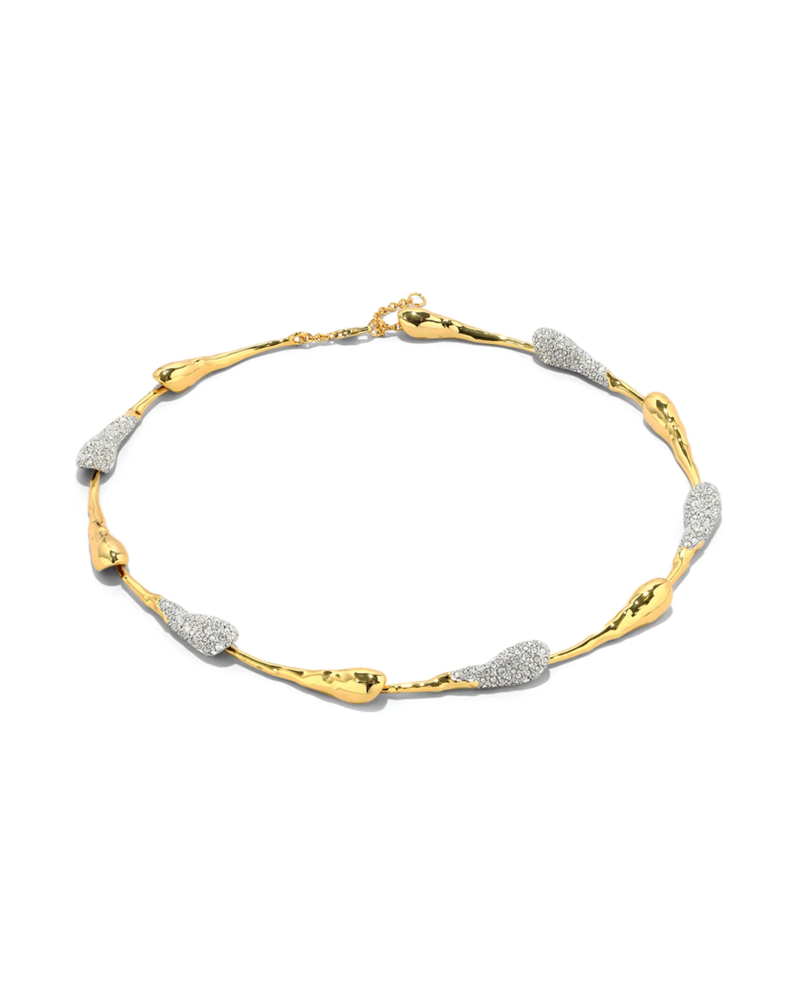 Solanales Crystal Teardrop Riviera Necklace - Image 3