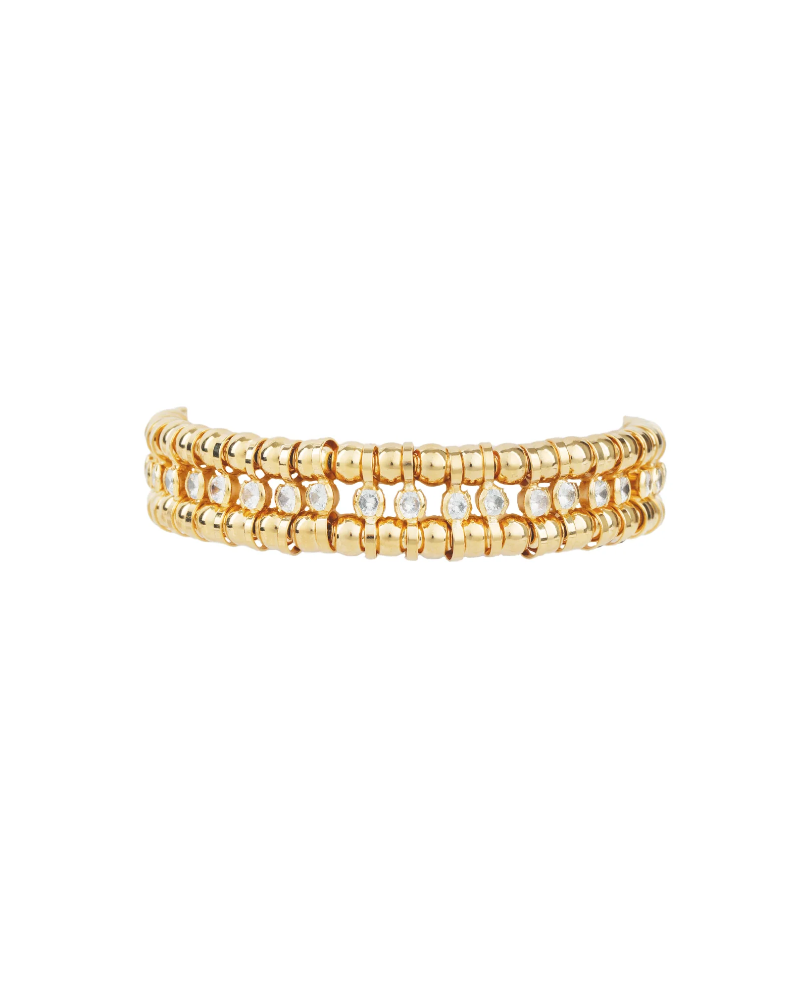 Ball CZ Tennis Bracelet