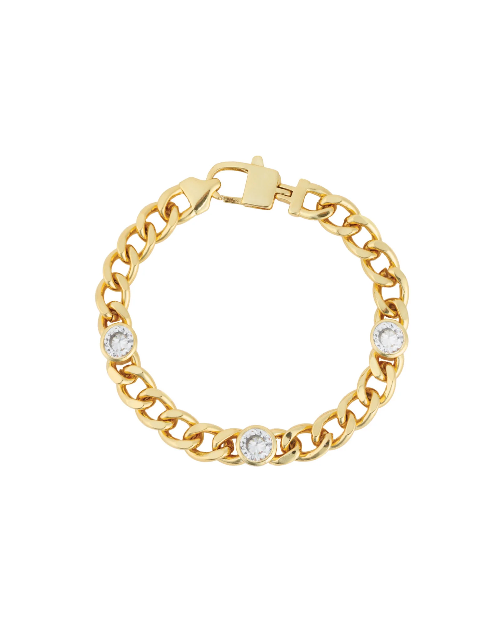 Cuban Link 3 CZ Bracelet | 7mm