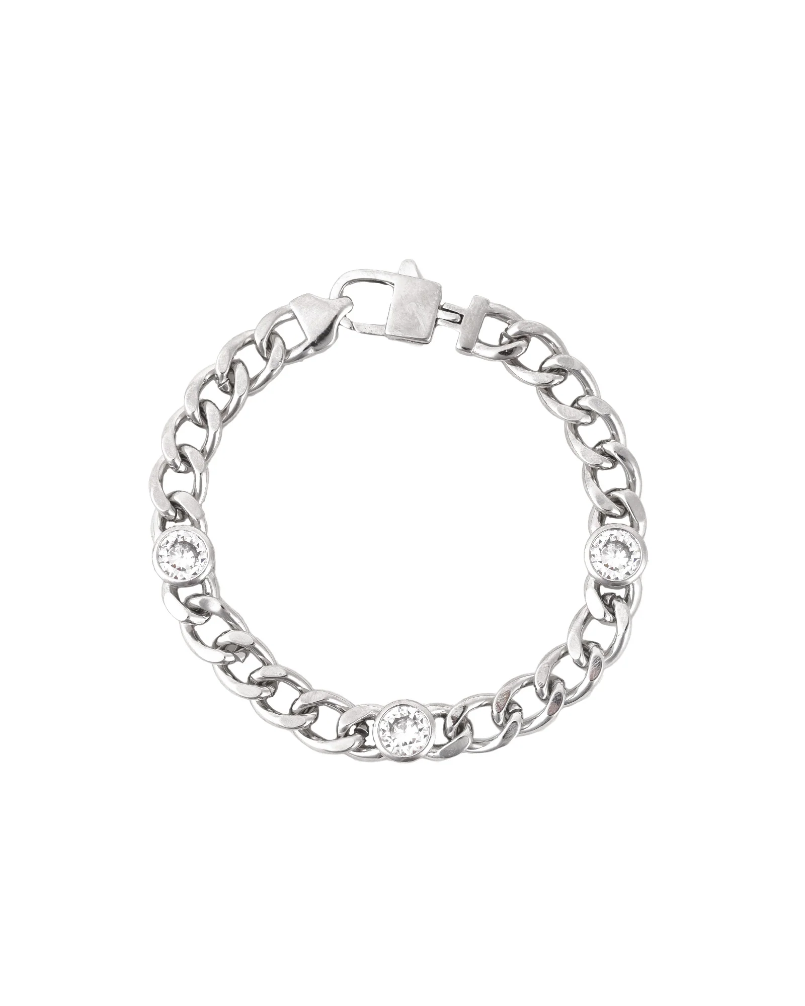 Cuban Link 3 CZ Bracelet | 7mm