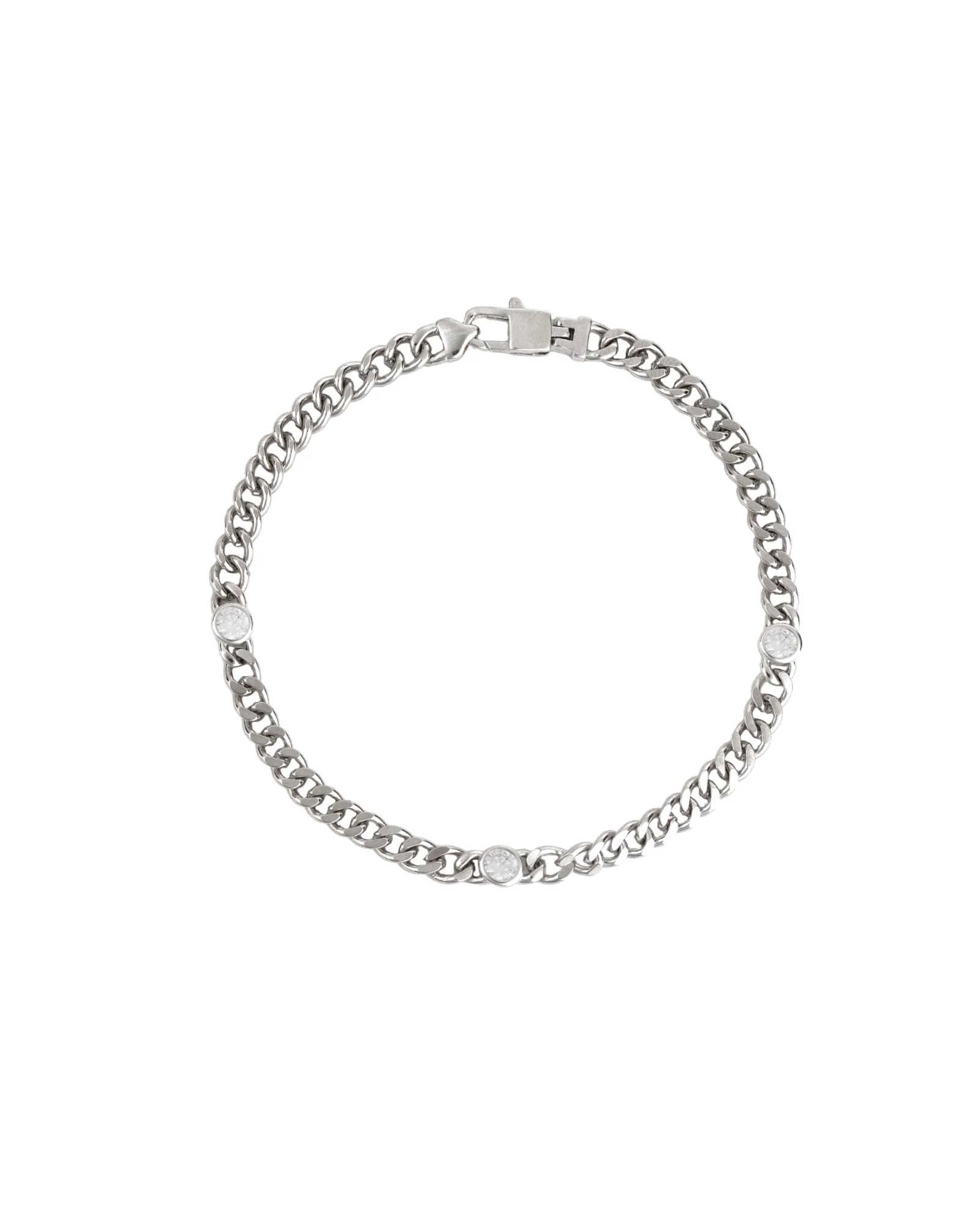 Cuban Link 3 CZ Bracelet | 4mm