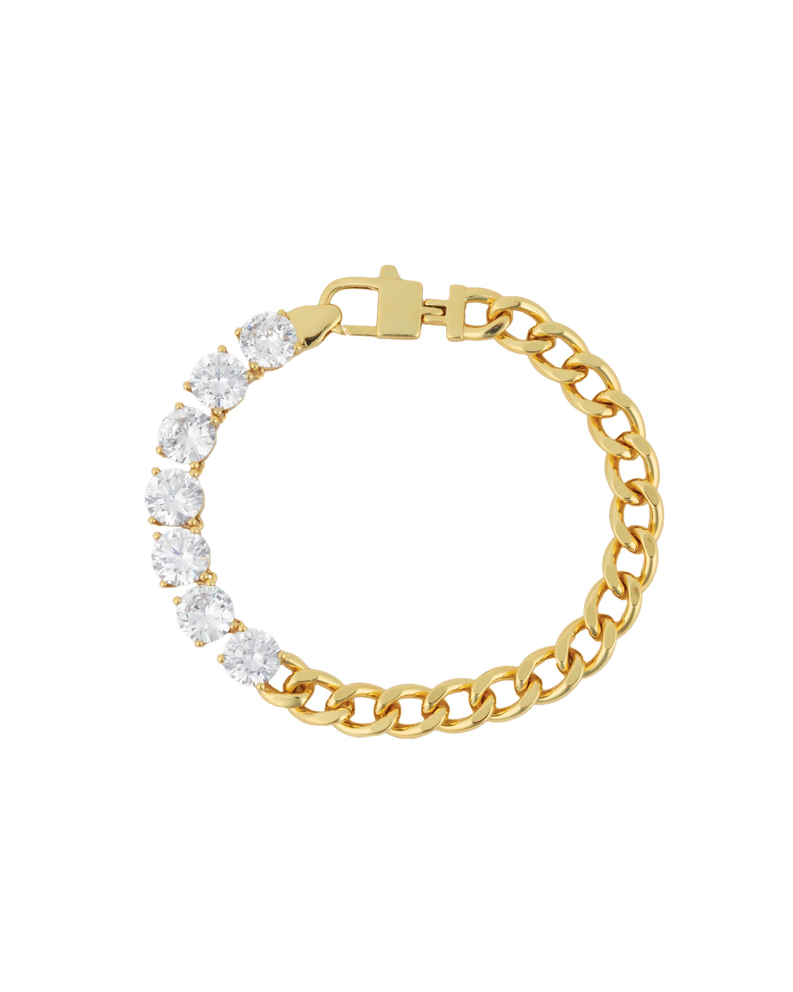Cuban Link 7 CZ Bracelet