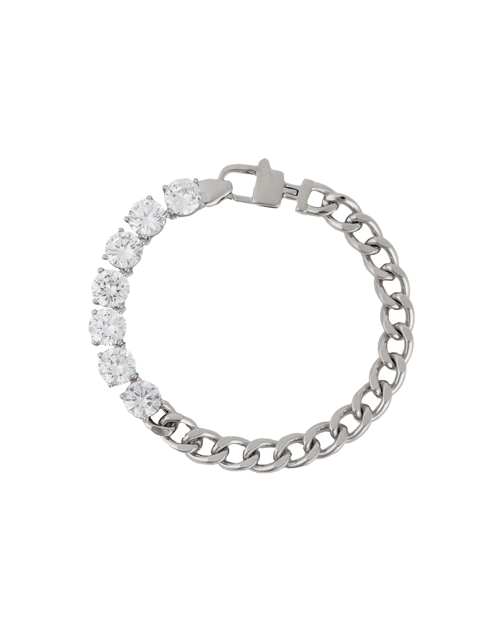 Cuban Link 7 CZ Bracelet