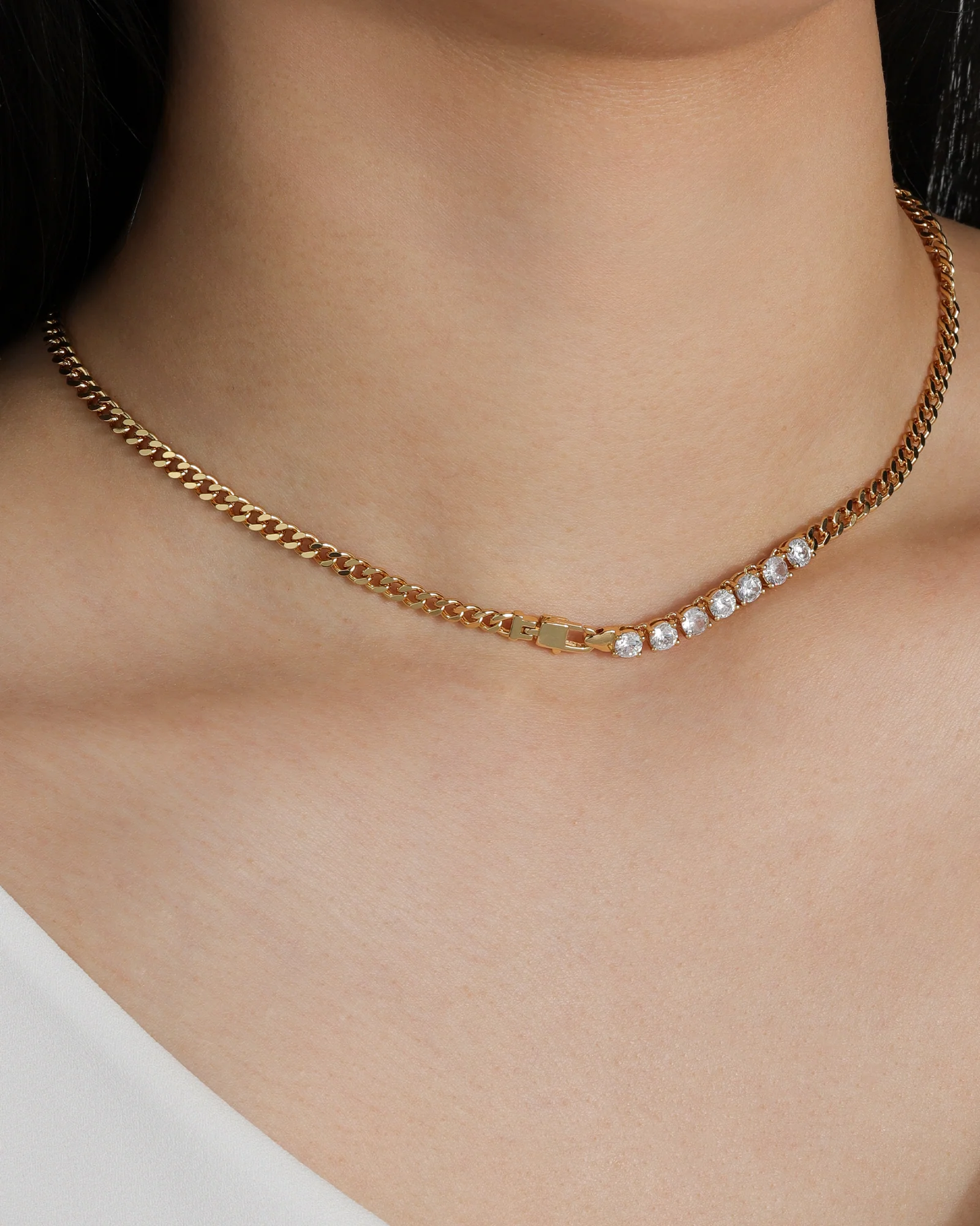 Cuban Link 7 CZ Necklace | 4mm - Image 2