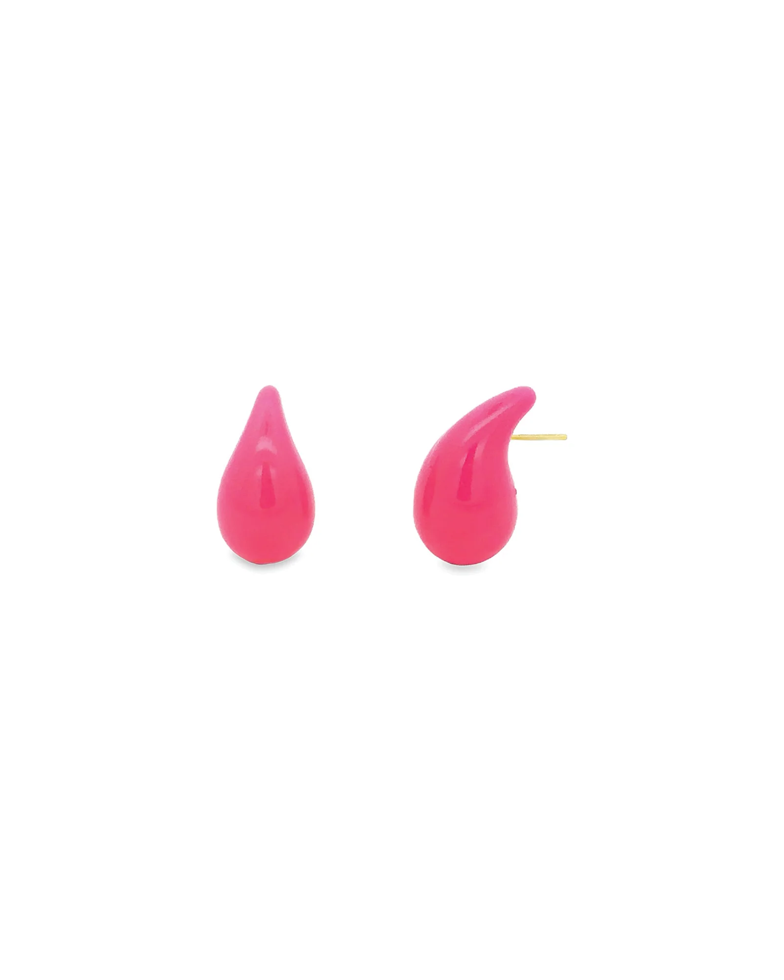 Enamel Teardrop Studs