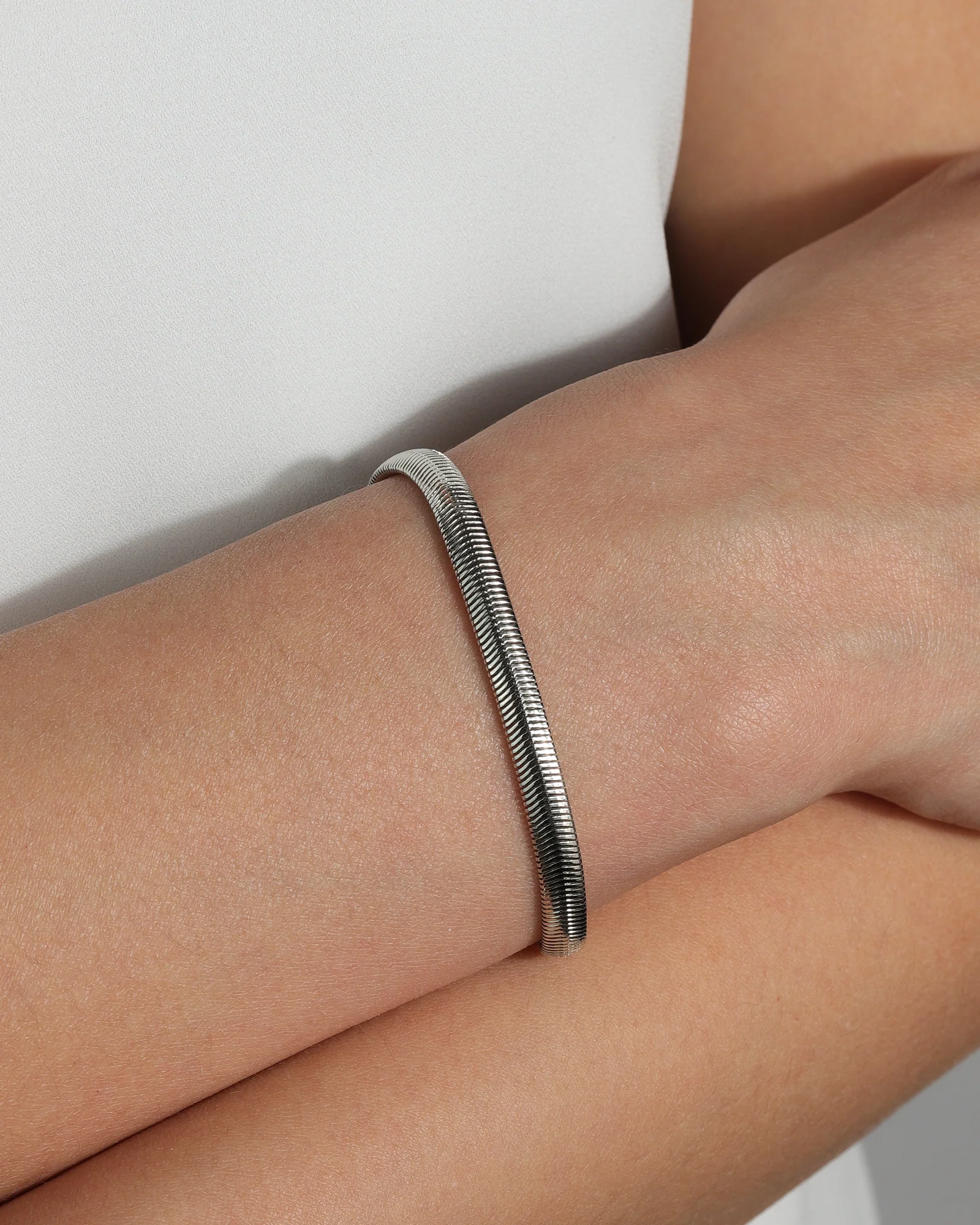 Flat Snake Bracelet | 5mm - Image 2