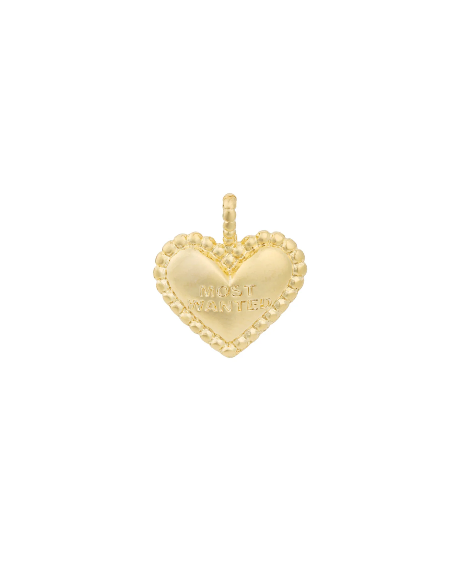 Heart "Most Wanted" Charm