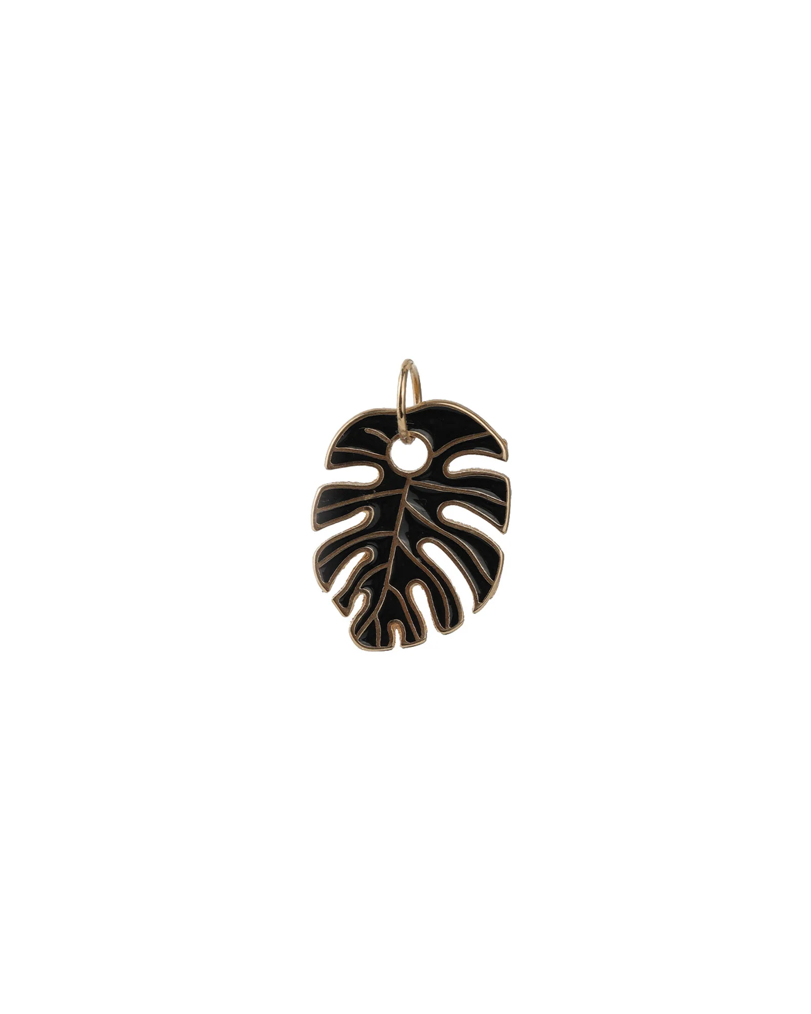 Leaf Enamel Charm