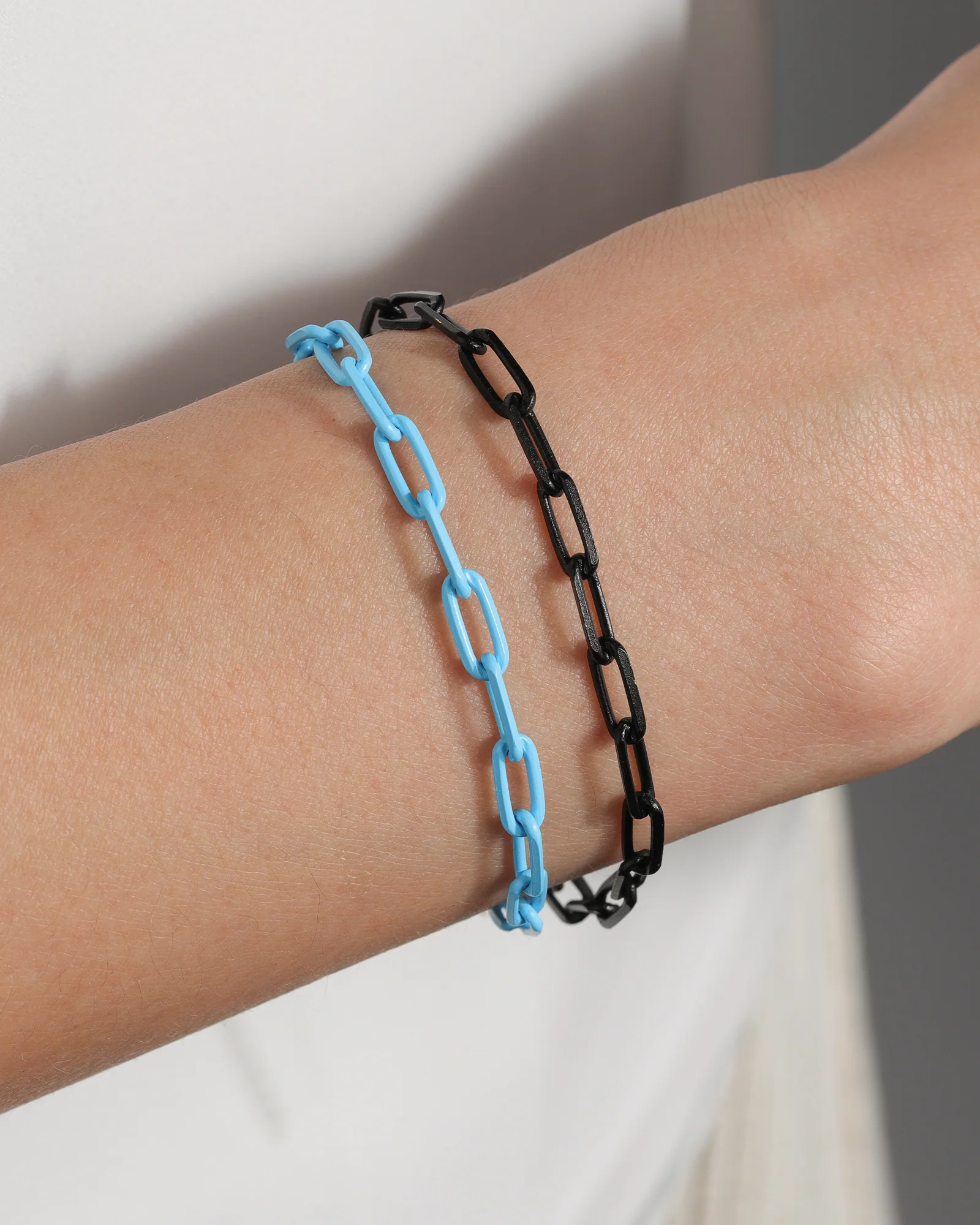 Paperclip Enamel Bracelet | 3mm - Image 2