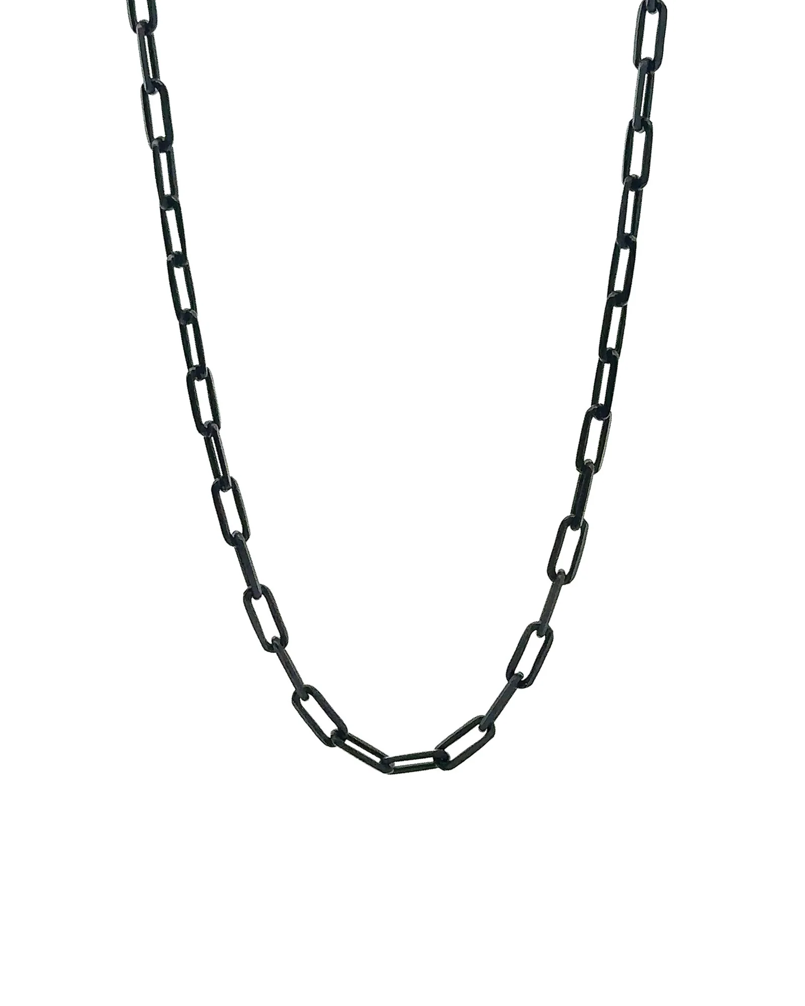 Paperclip Enamel Necklace