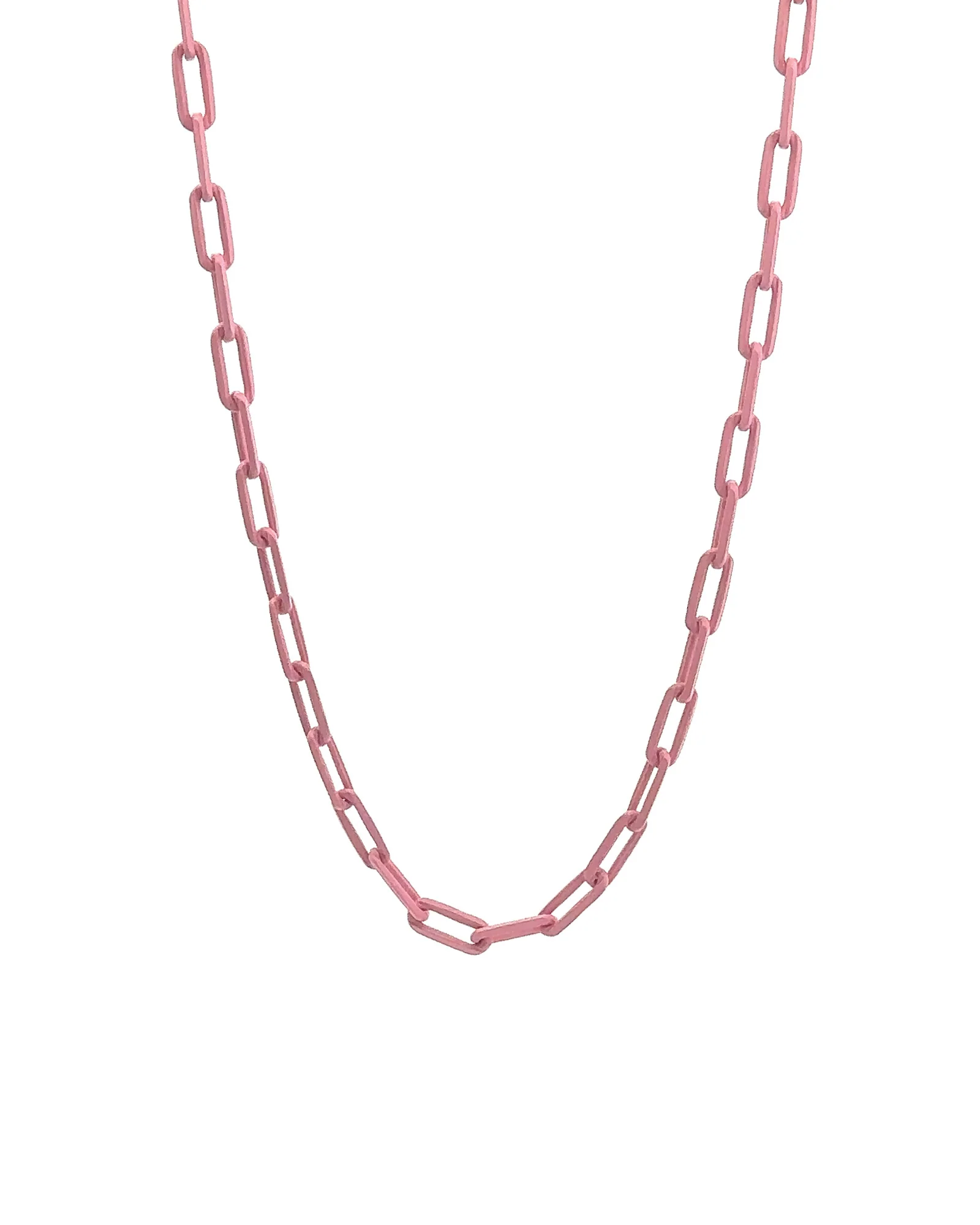Paperclip Enamel Necklace
