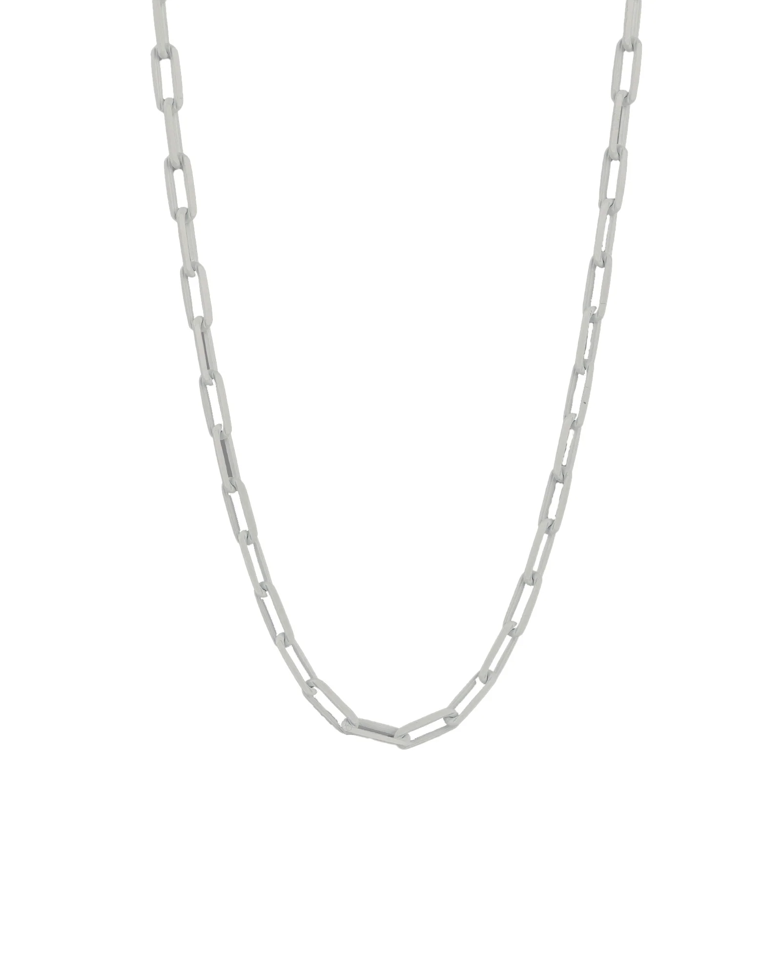 Paperclip Enamel Necklace
