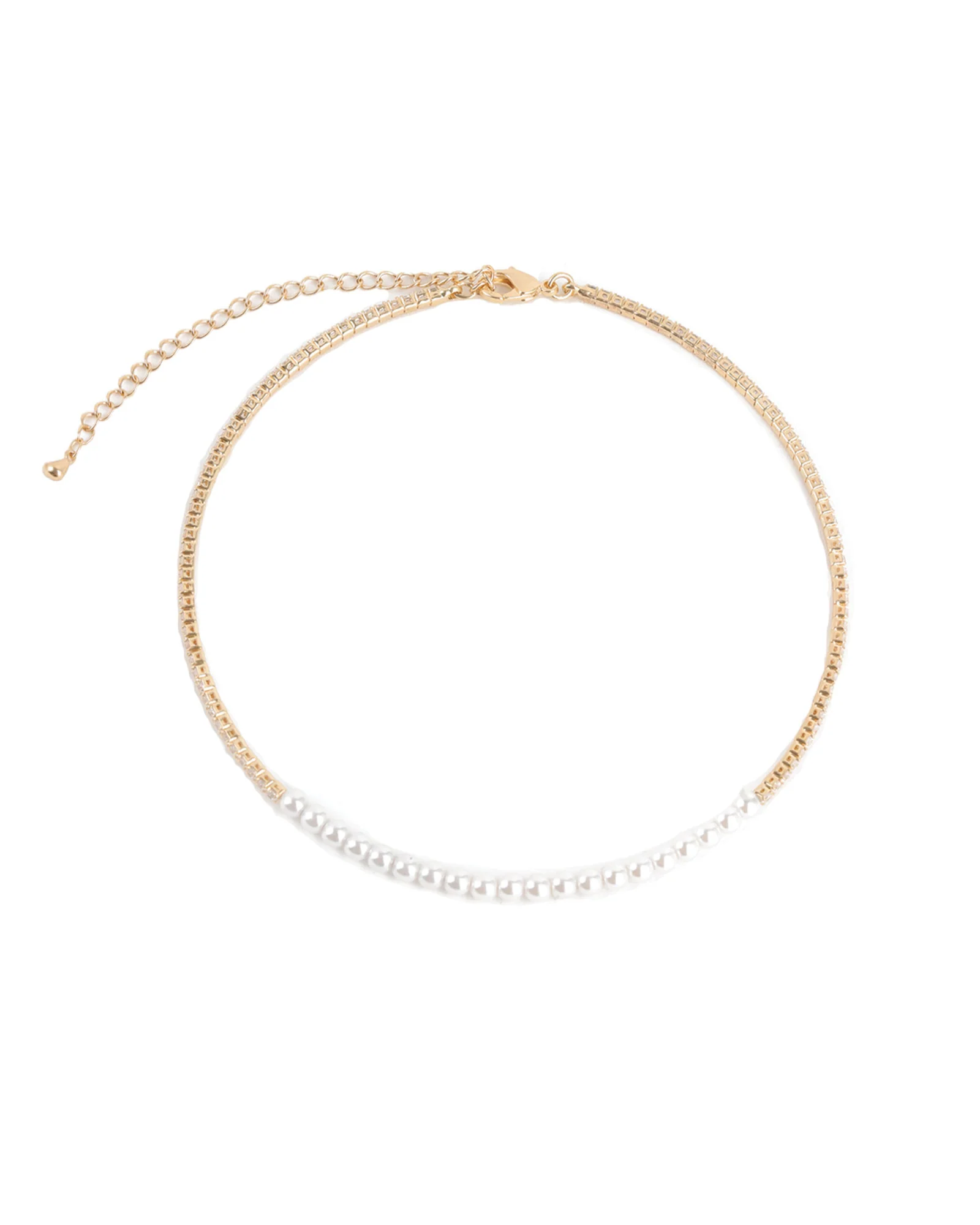 Pearl CZ Choker - Image 3