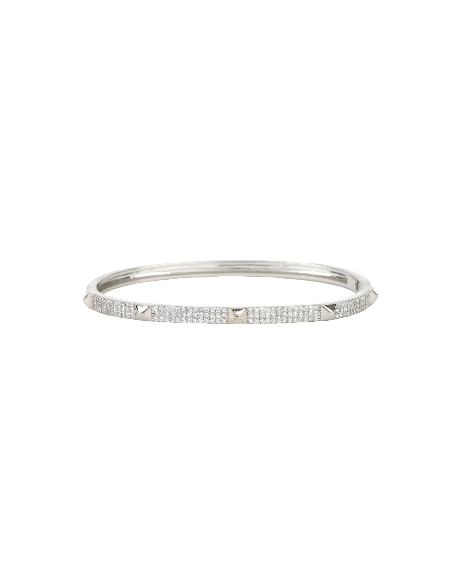 Pyramid Station Pavé Bangle