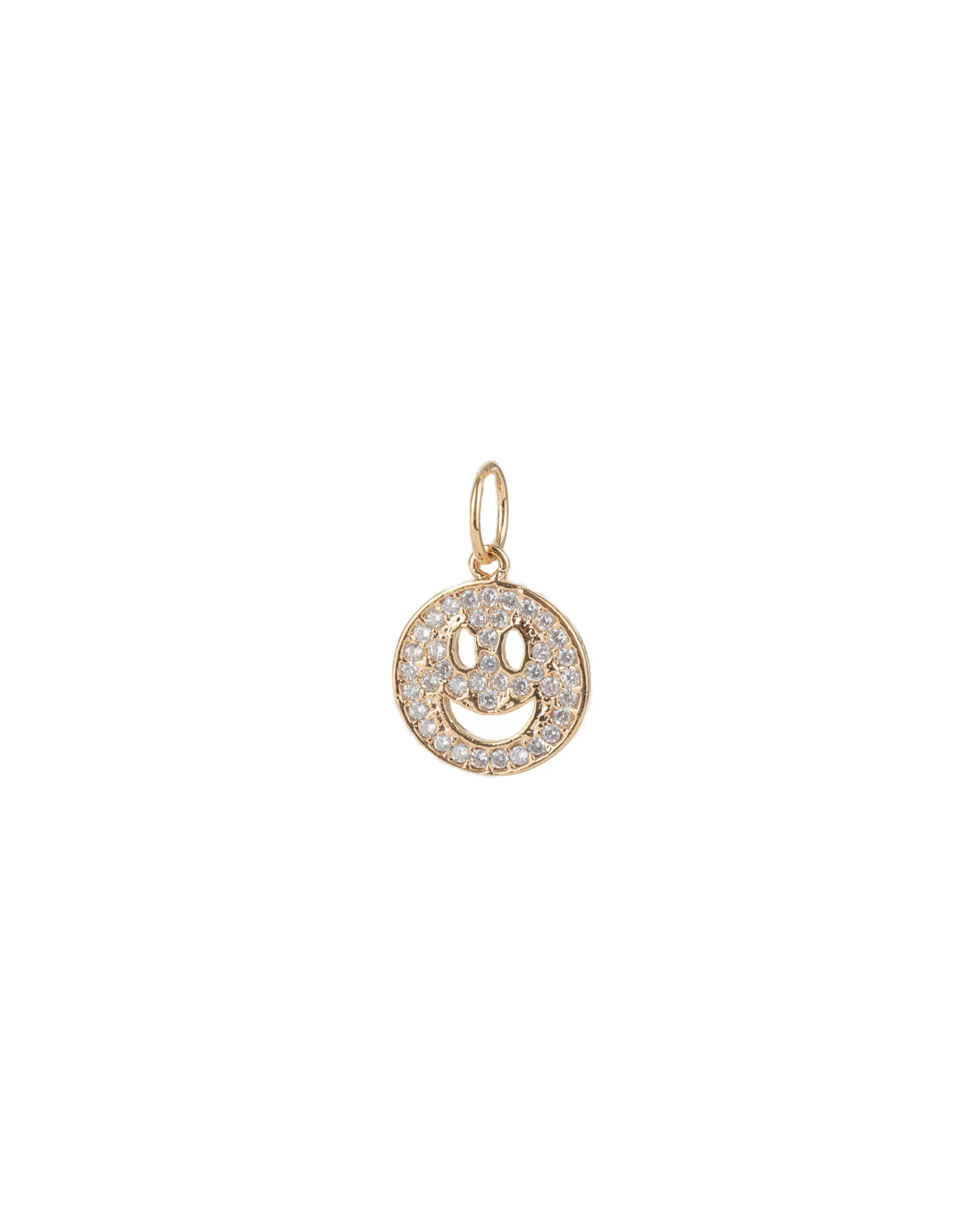 Smiley Face Pavé Charm