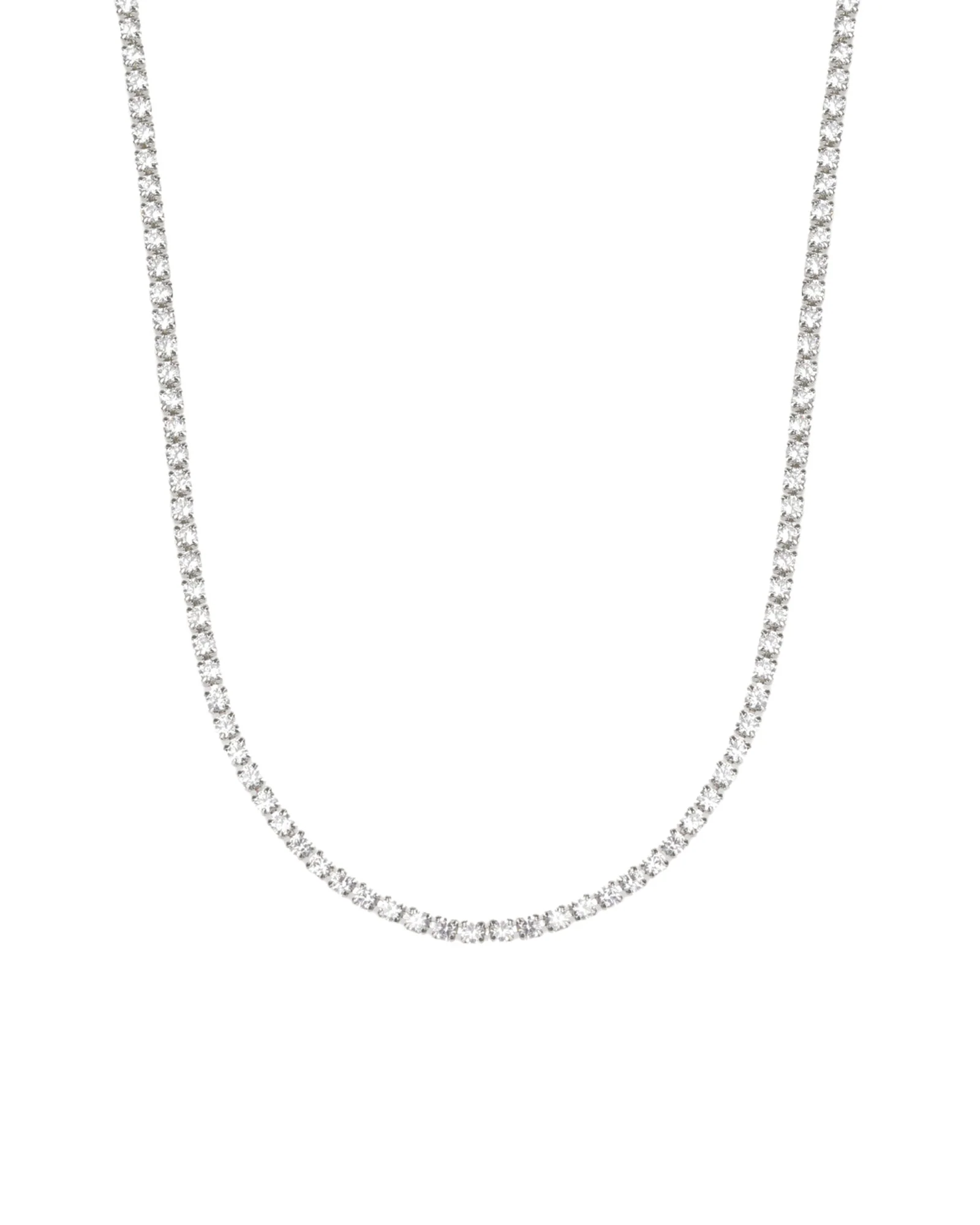 Tennis CZ Necklace | 2mm