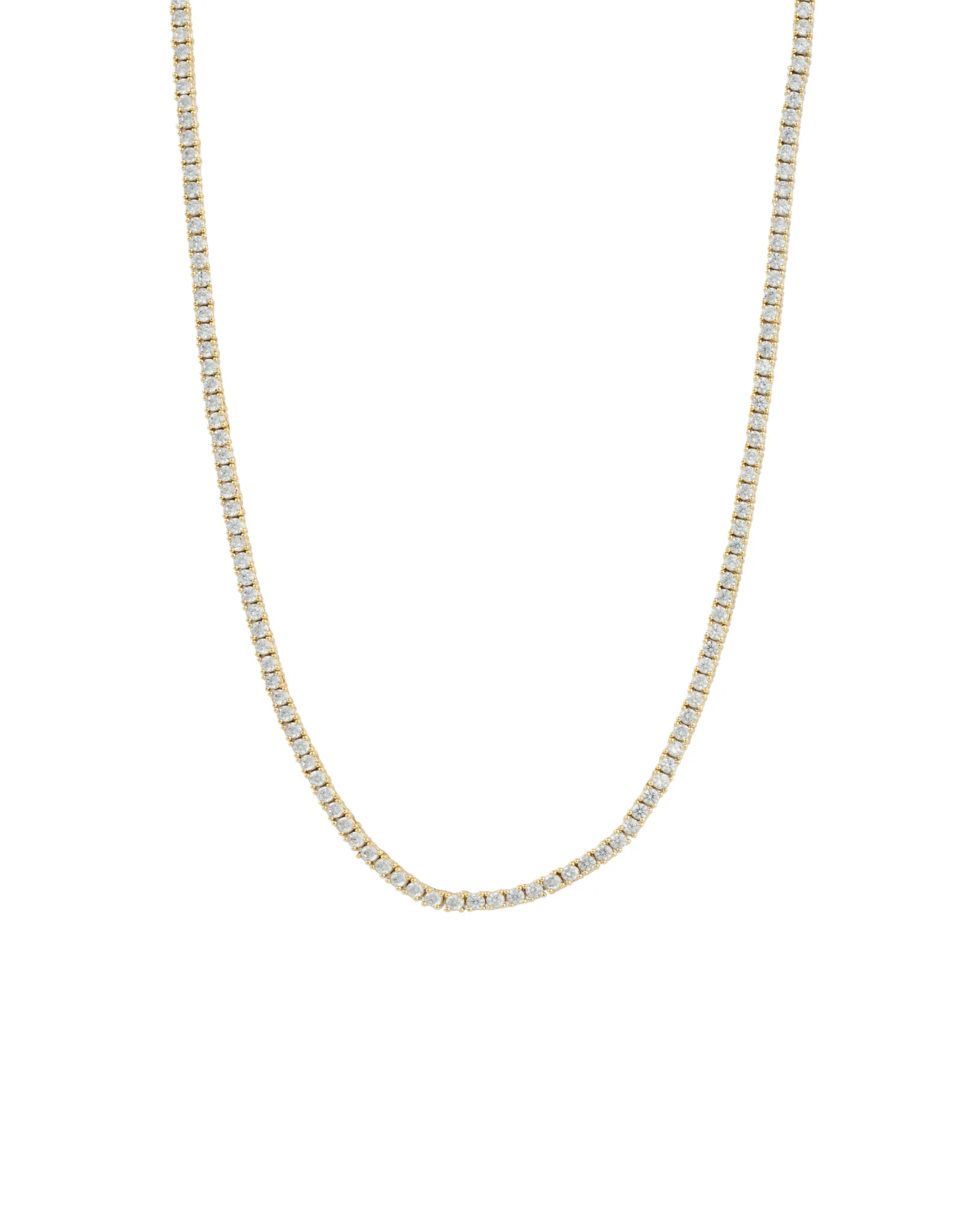 Tennis CZ Necklace | 3mm