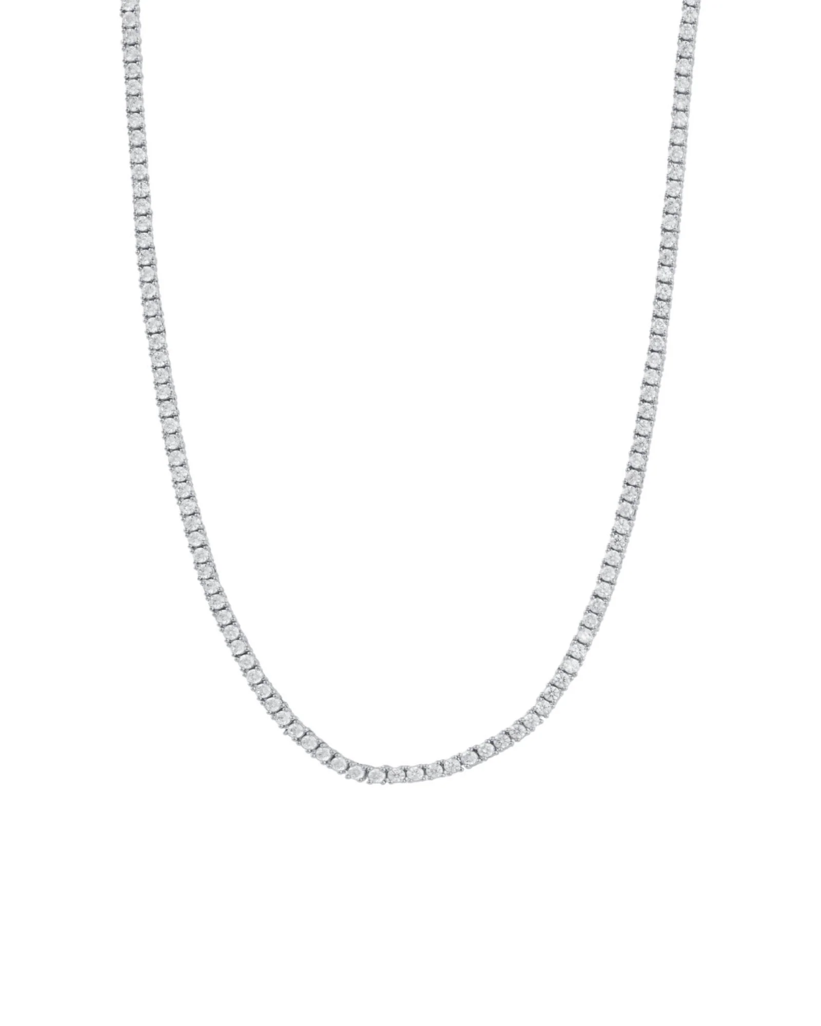 Tennis CZ Necklace | 3mm